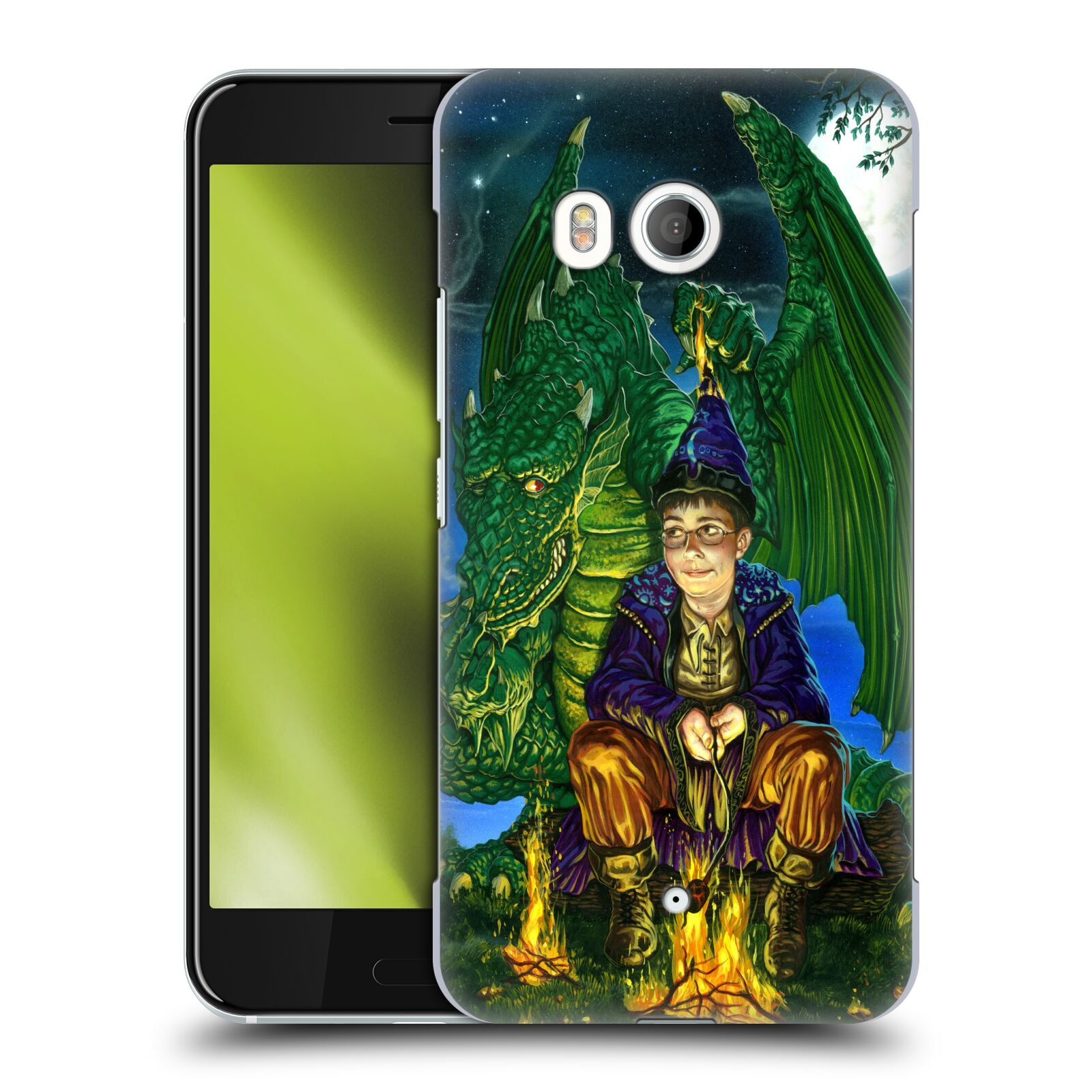 OFFICIAL ED BEARD JR DRAGON FRIENDSHIP HARD BACK CASE FOR HTC PHONES 1 - Picture 13 of 15