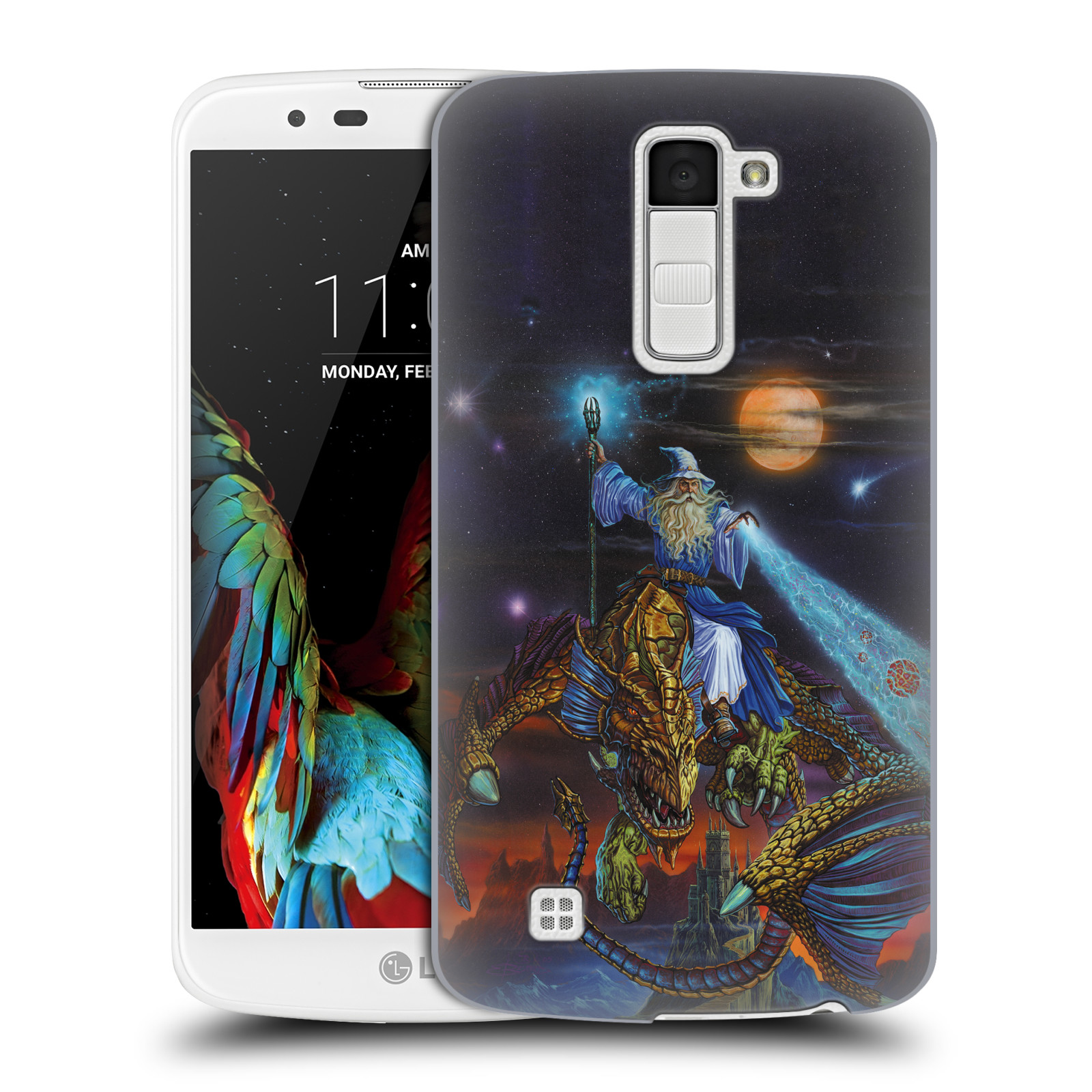 OFFICIAL ED BEARD JR DRAGON FRIENDSHIP BACK CASE FOR LG PHONES 3 - Picture 14 of 15