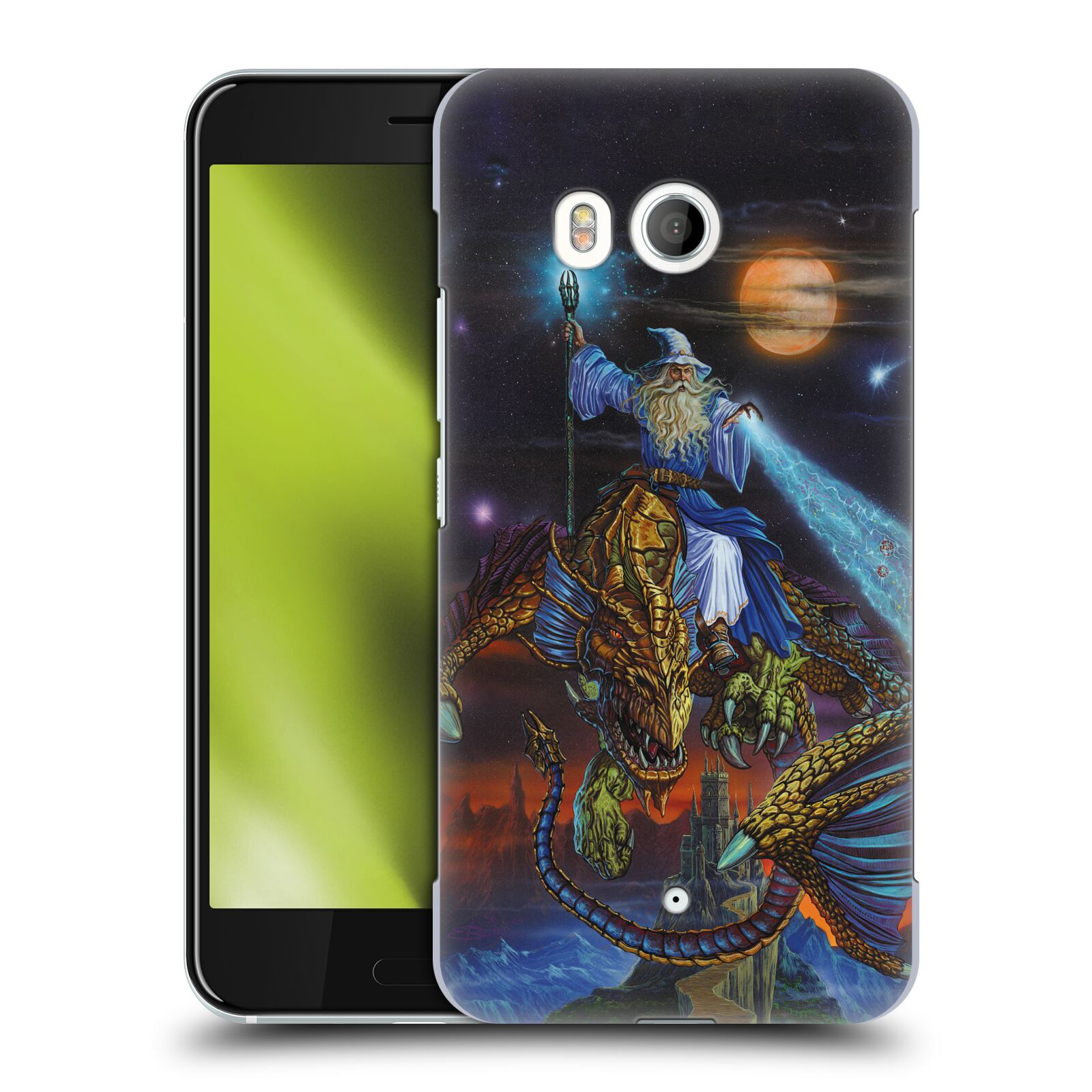 OFFICIAL ED BEARD JR DRAGON FRIENDSHIP HARD BACK CASE FOR HTC PHONES 1 - Picture 14 of 15