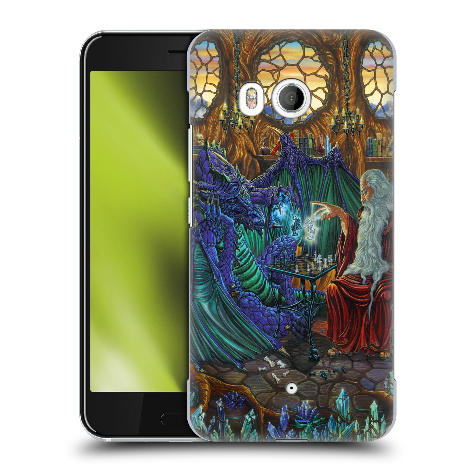 OFFICIAL ED BEARD JR DRAGON FRIENDSHIP HARD BACK CASE FOR HTC PHONES 1 - Picture 15 of 15