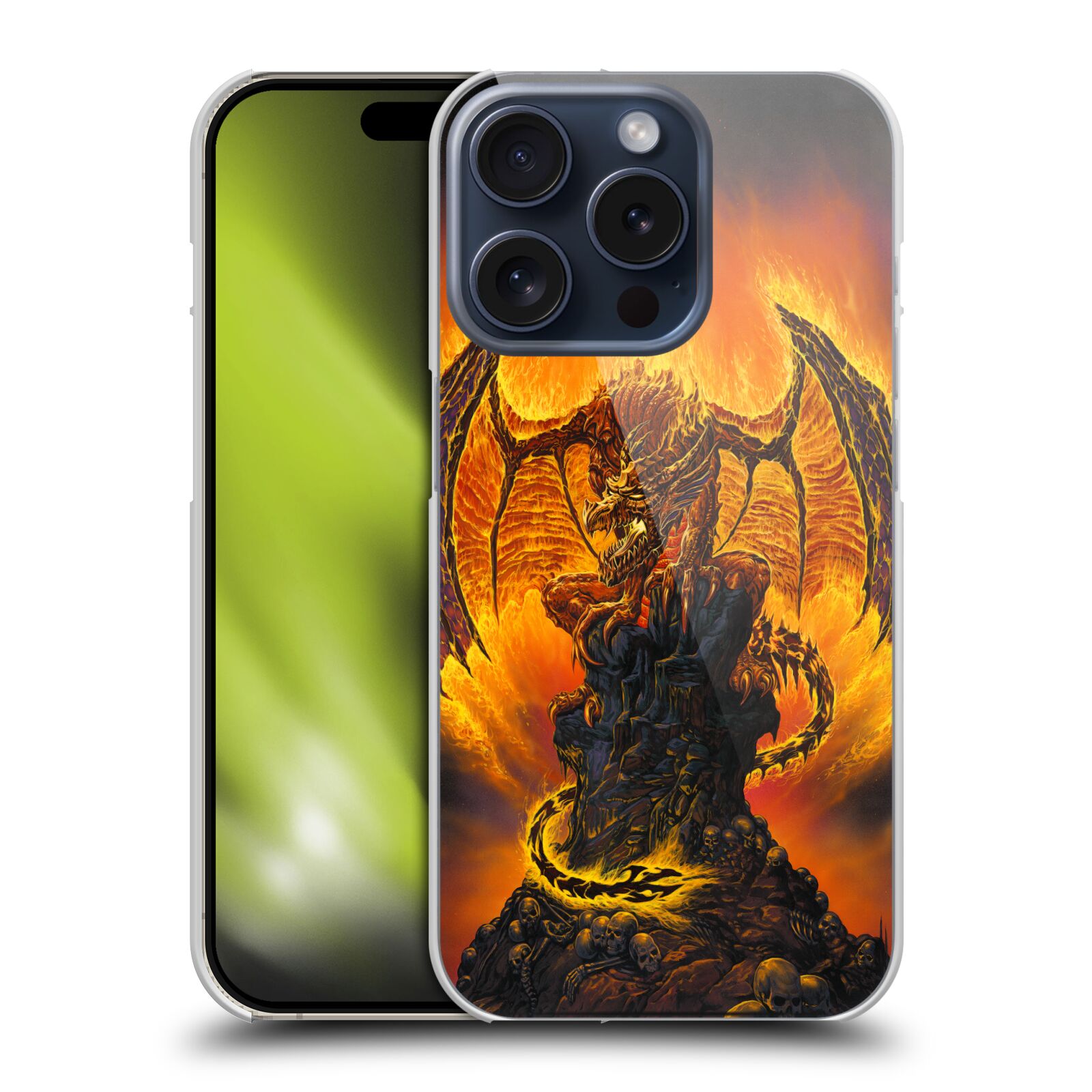 OFFICIAL ED BEARD JR DRAGONS HARD BACK CASE FOR APPLE iPHONE PHONES - Picture 14 of 16
