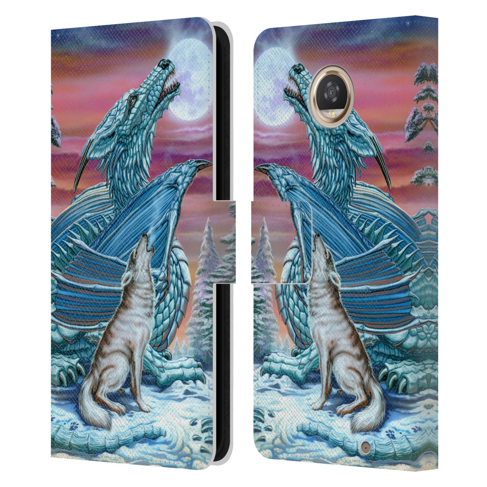 OFFICIAL ED BEARD JR DRAGONS LEATHER BOOK WALLET CASE FOR MOTOROLA PHONES 2 - Picture 16 of 18