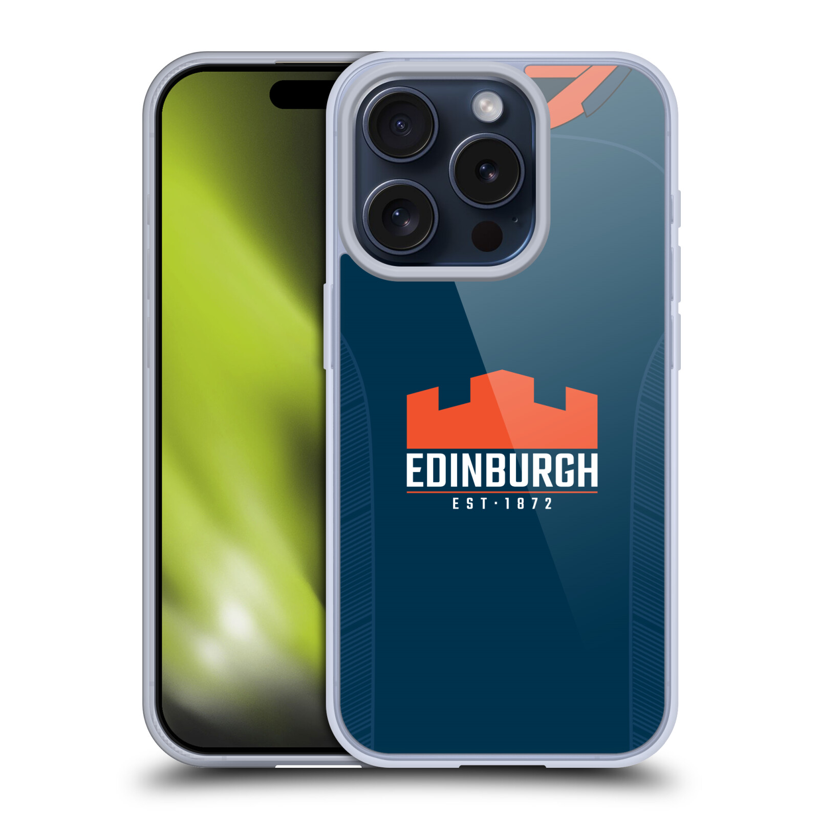OFFICIAL EDINBURGH RUGBY 2021/22 CREST KIT SOFT GEL CASE FOR APPLE iPHONE PHONES - 第 9/9 張圖片