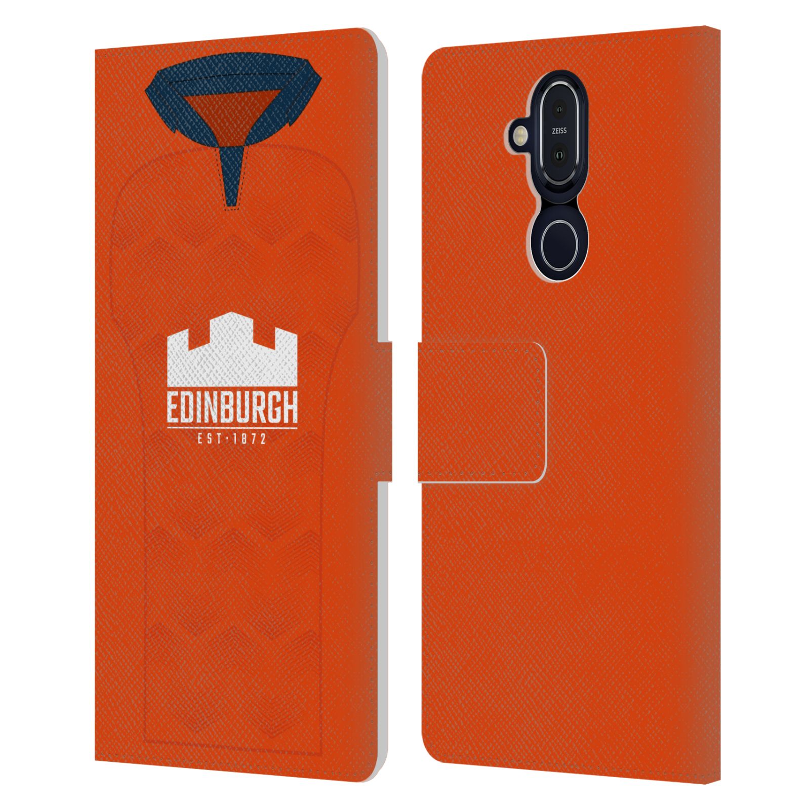 OFFICIAL EDINBURGH RUGBY 2021/22 CREST KIT LEATHER BOOK CASE FOR NOKIA PHONES - Picture 7 of 8