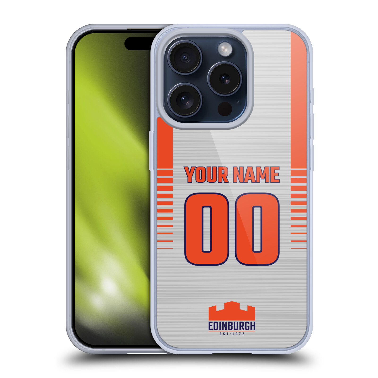 CUSTOM EDINBURGH RUGBY 2023/24 KIT SOFT GEL CASE FOR APPLE iPHONE PHONES - 第 8/9 張圖片