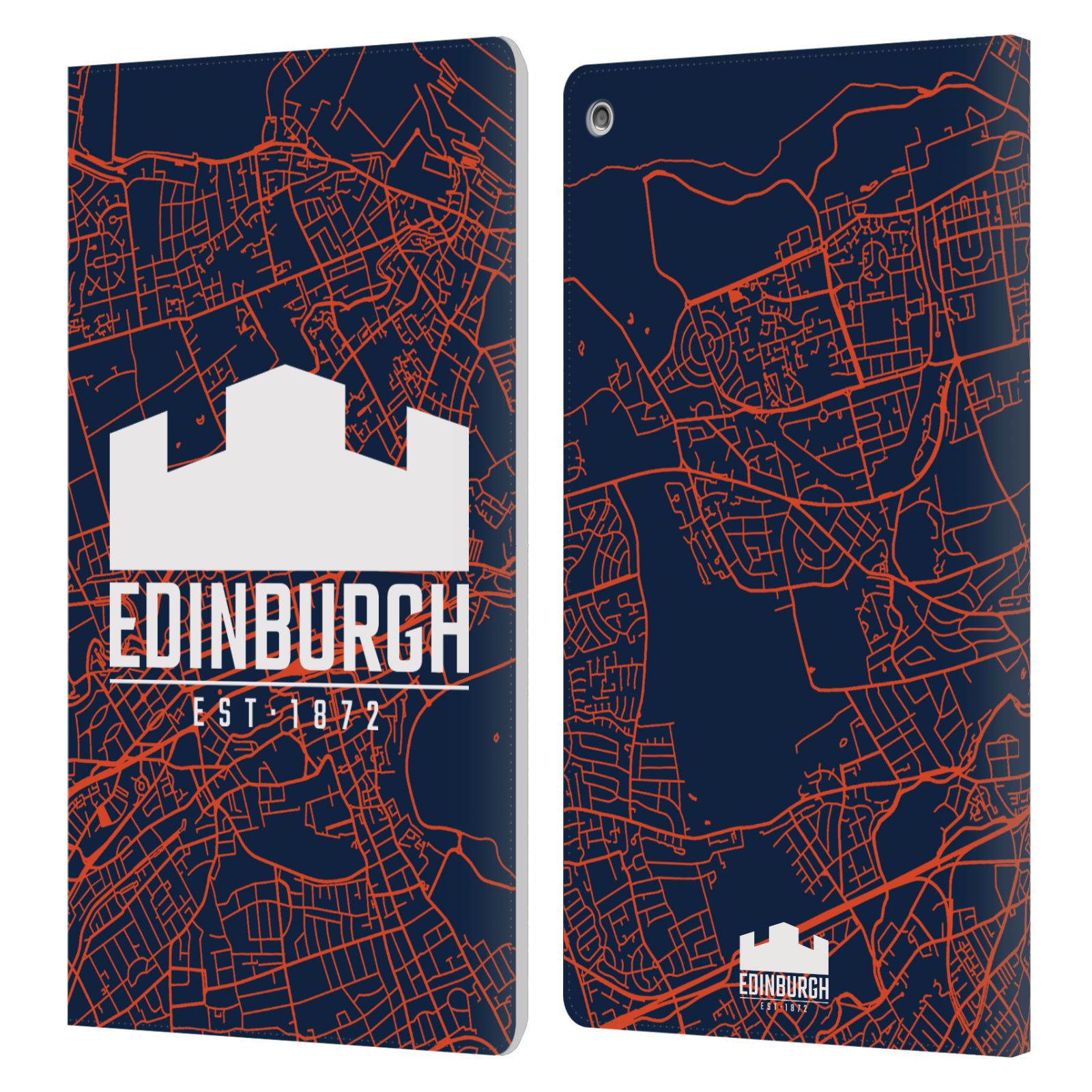 OFFICIAL EDINBURGH RUGBY GRAPHICS LEATHER BOOK WALLET CASE COVER FOR AMAZON FIRE - Picture 10 of 14
