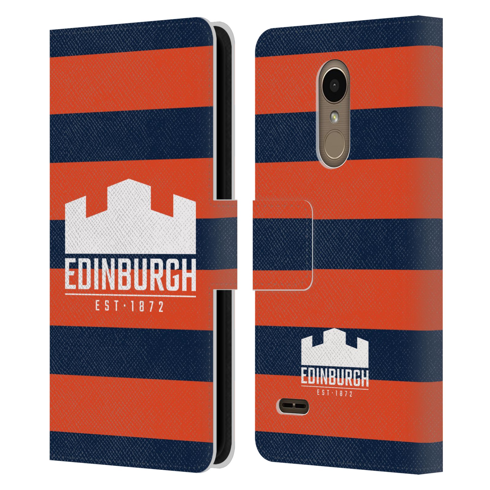 OFFICIAL EDINBURGH RUGBY GRAPHICS LEATHER BOOK WALLET CASE COVER FOR LG PHONES 1 - Picture 7 of 7
