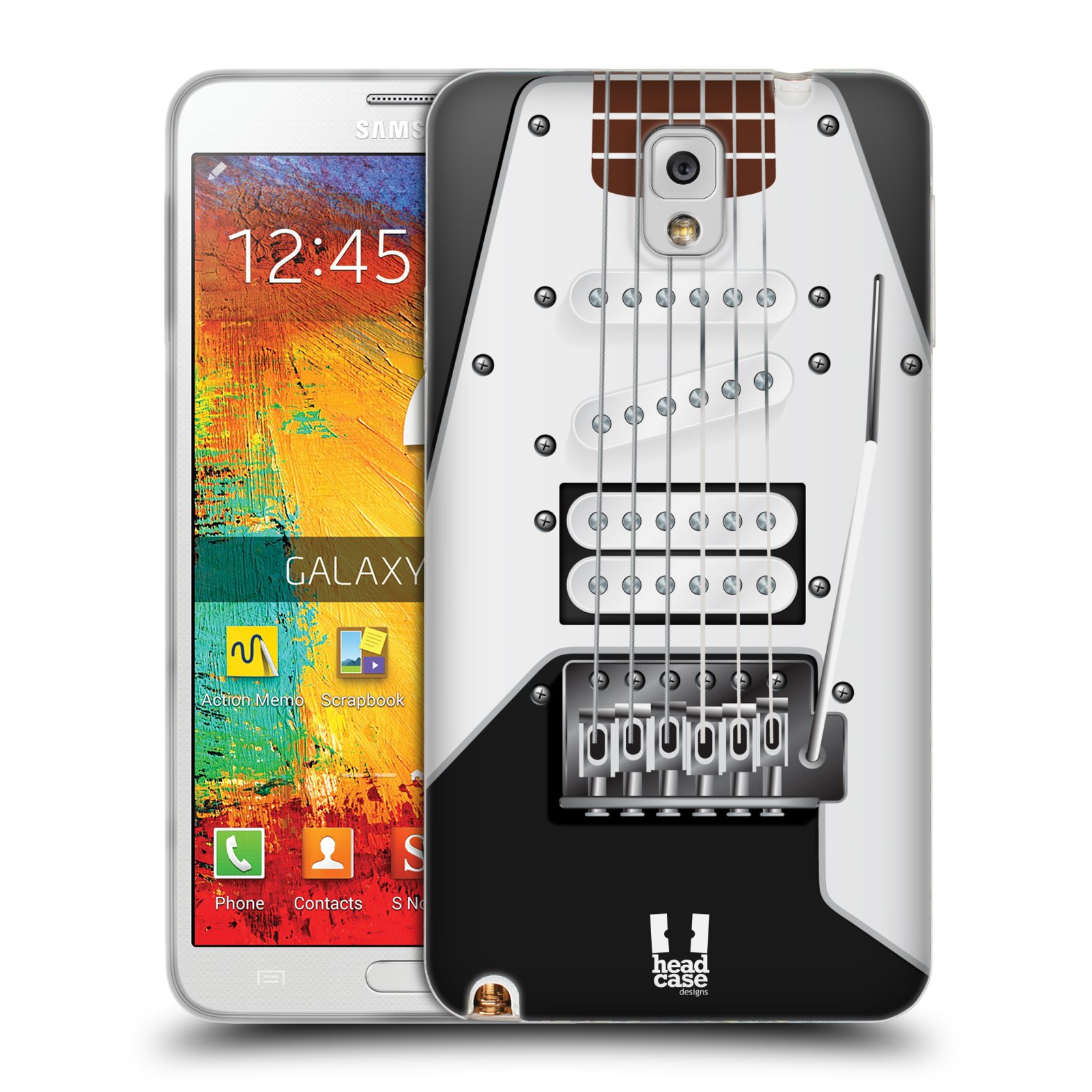 FUNDA HEAD CASE DESIGNS CON DIBUJO DE GUITARRA ELÉCTRICA DE GEL SUAVE PARA TELÉFONOS SAMSUNG 2 - Imagen 8 de 12