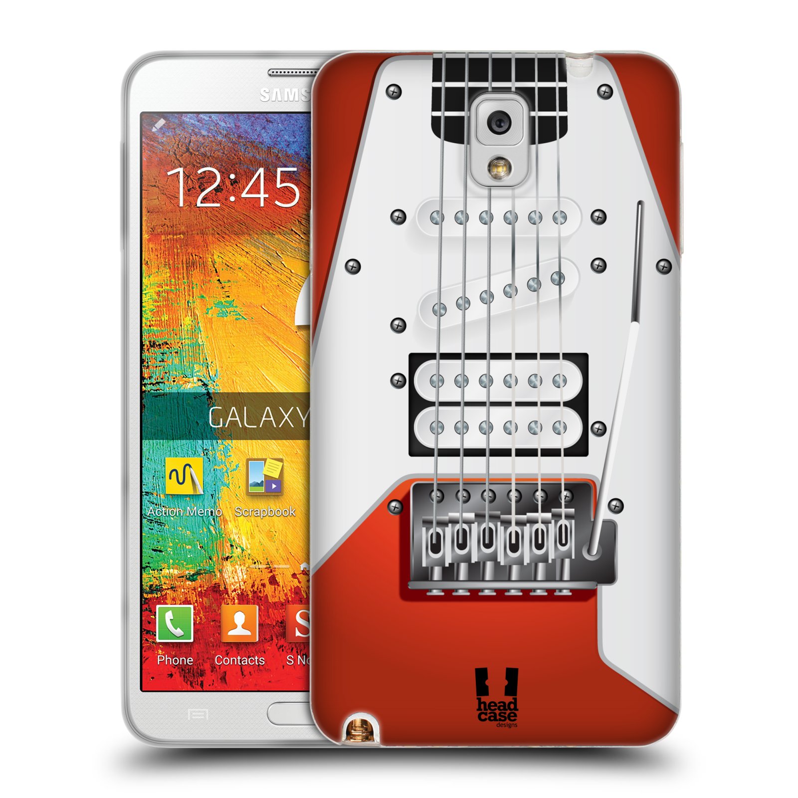 FUNDA HEAD CASE DESIGNS CON DIBUJO DE GUITARRA ELÉCTRICA DE GEL SUAVE PARA TELÉFONOS SAMSUNG 2 - Imagen 11 de 12