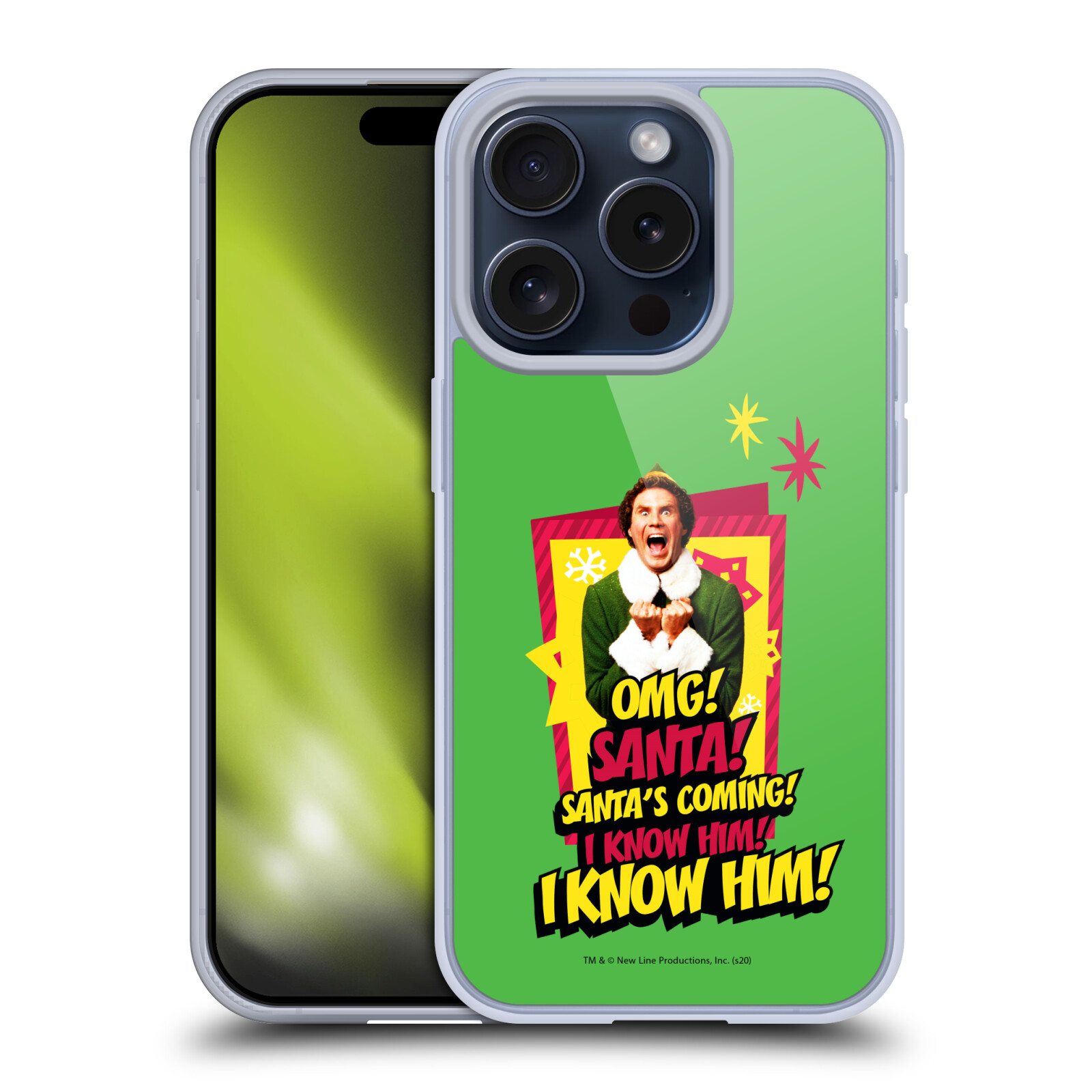 OFFICIAL ELF MOVIE GRAPHICS 1 SOFT GEL CASE FOR APPLE iPHONE PHONES - Picture 8 of 11