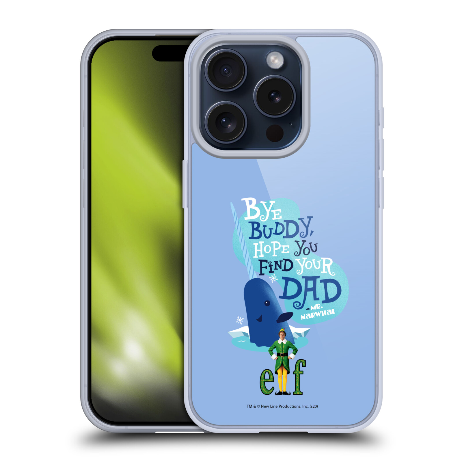 OFFICIAL ELF MOVIE GRAPHICS 1 SOFT GEL CASE FOR APPLE iPHONE PHONES - Picture 9 of 11