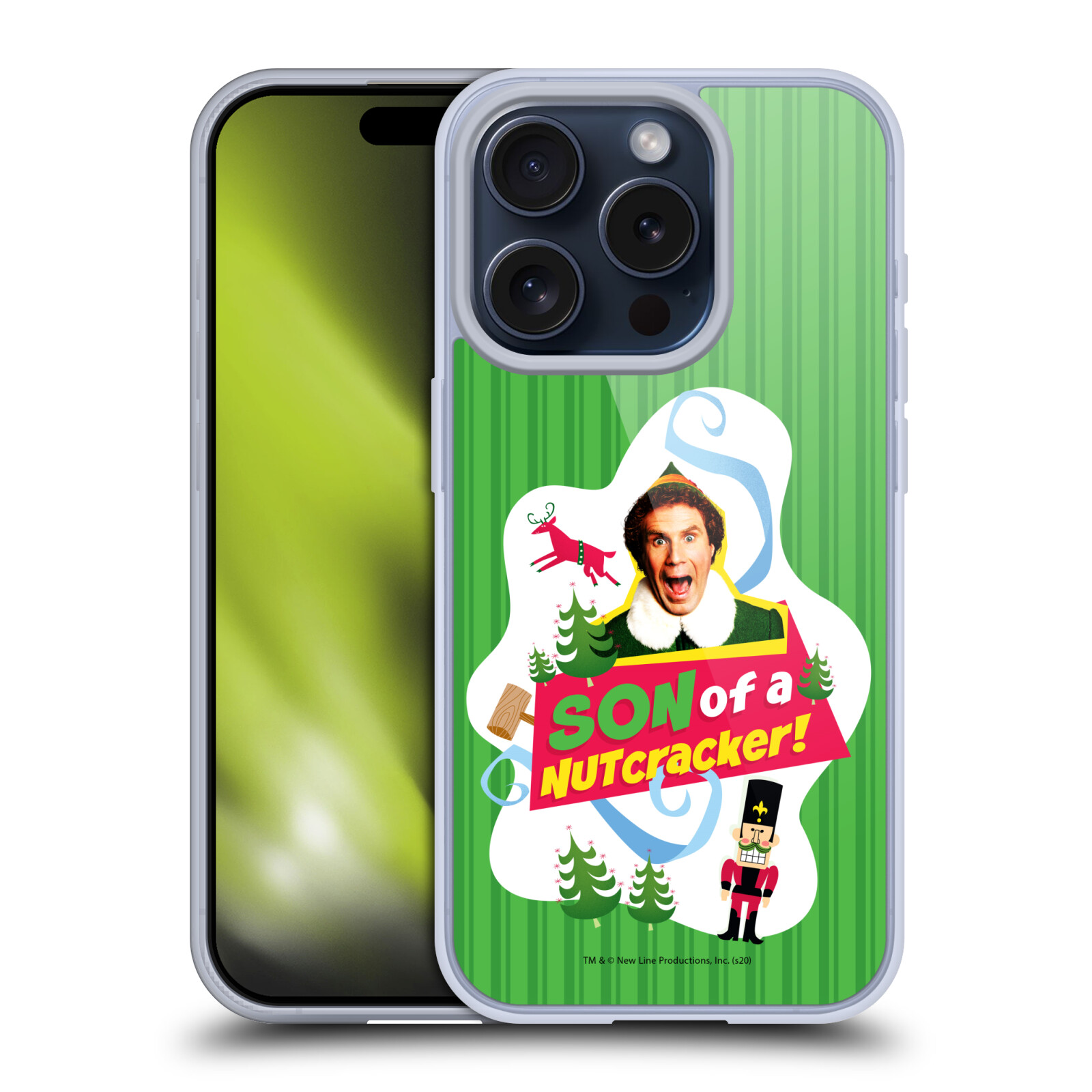 OFFICIAL ELF MOVIE GRAPHICS 1 SOFT GEL CASE FOR APPLE iPHONE PHONES - Picture 10 of 11