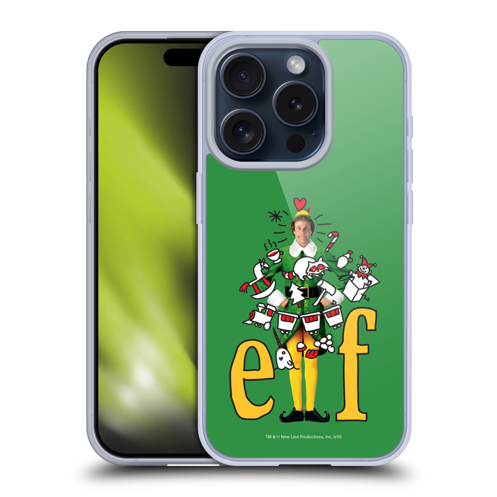 OFFICIAL ELF MOVIE GRAPHICS 2 SOFT GEL CASE FOR APPLE iPHONE PHONES - Picture 12 of 15