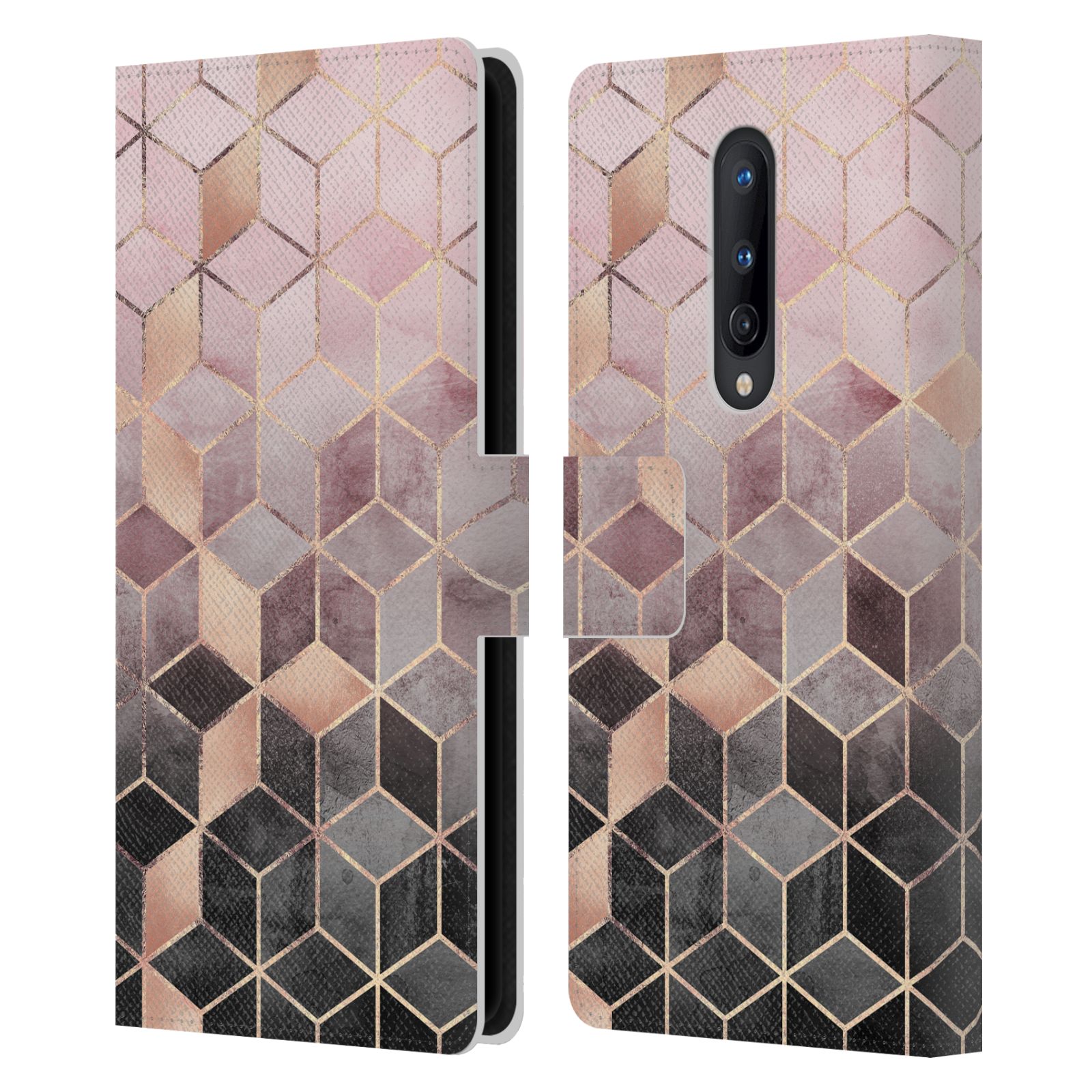 OFFICIAL ELISABETH FREDRIKSSON CUBES COLLECTION LEATHER BOOK CASE FOR BLACKBERRY - Picture 9 of 13