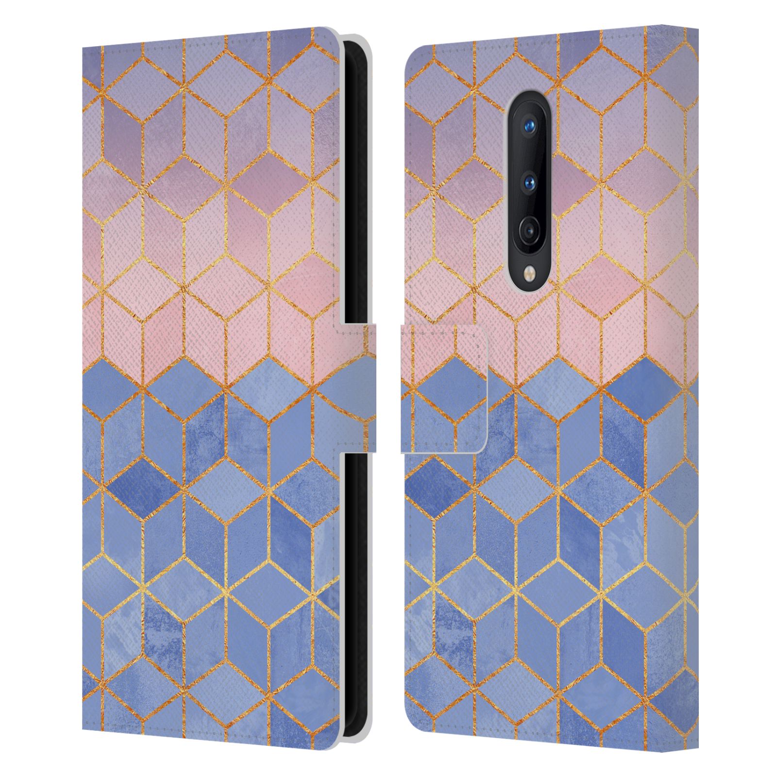 OFFICIAL ELISABETH FREDRIKSSON CUBES COLLECTION LEATHER BOOK CASE FOR BLACKBERRY - Picture 11 of 13