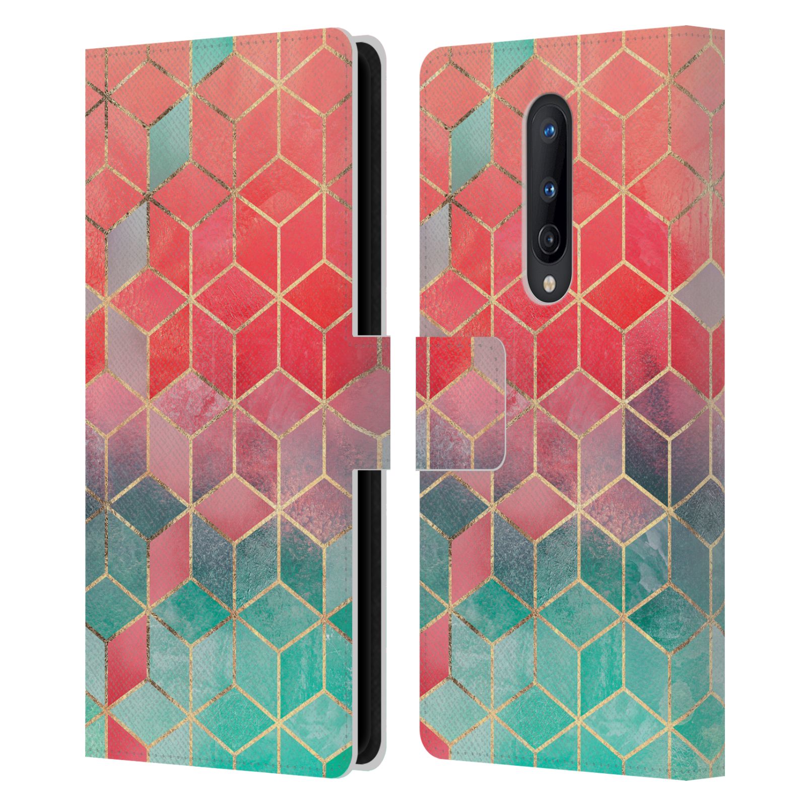 OFFICIAL ELISABETH FREDRIKSSON CUBES COLLECTION LEATHER BOOK CASE FOR BLACKBERRY - Picture 10 of 13