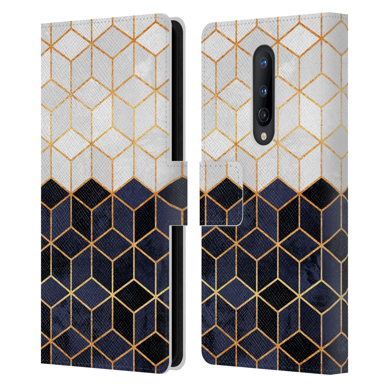 OFFICIAL ELISABETH FREDRIKSSON CUBES COLLECTION LEATHER BOOK CASE FOR BLACKBERRY - Picture 13 of 13