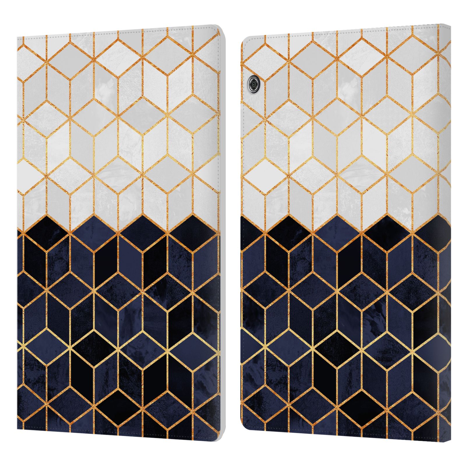 ELISABETH FREDRIKSSON CUBES COLLECTION LEATHER BOOK CASE HUAWEI XIAOMI TABLET - Picture 7 of 7