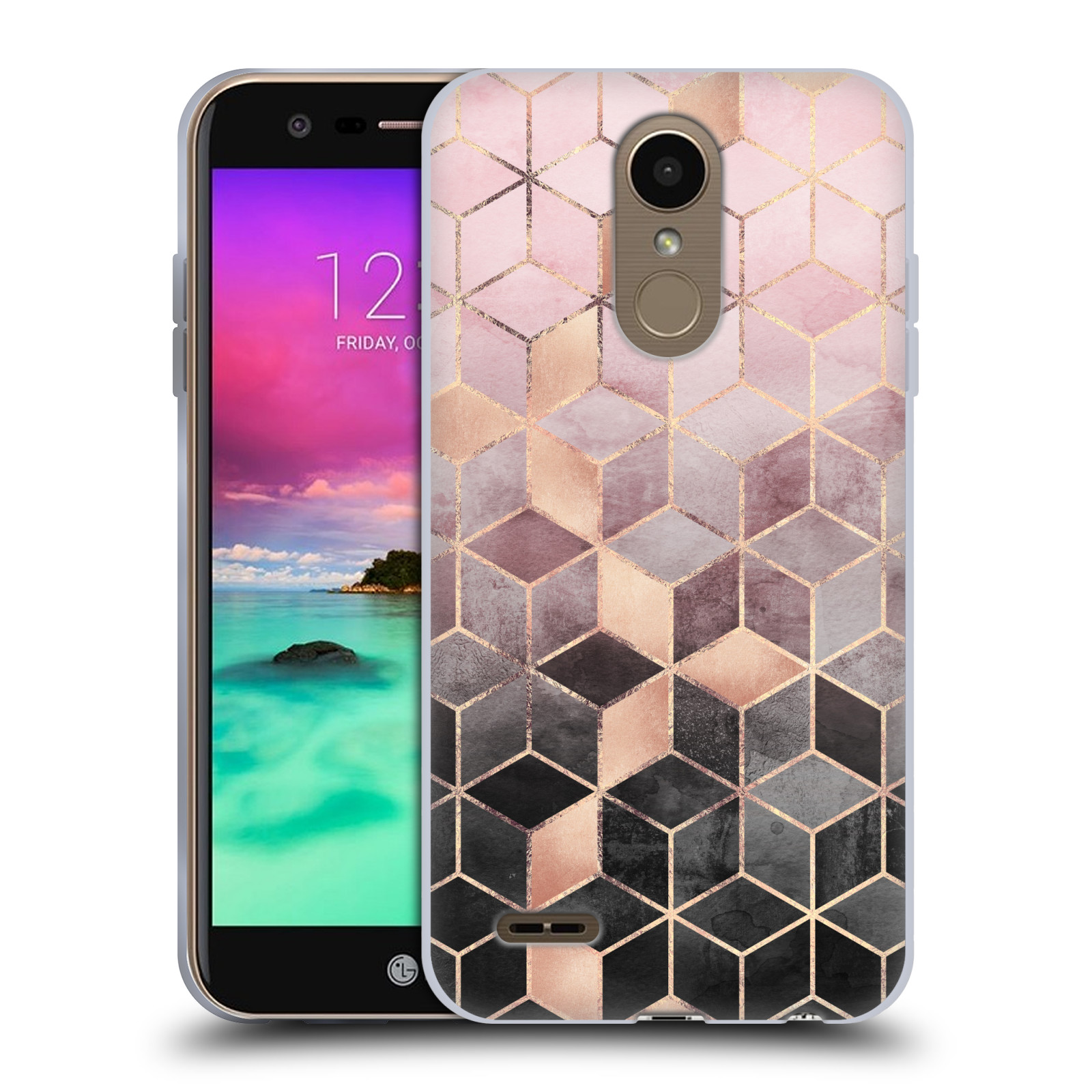 ELISABETH FREDRIKSSON CUBES COLLECTION SOFT GEL CASE FOR LG PHONES 2 - Picture 9 of 13
