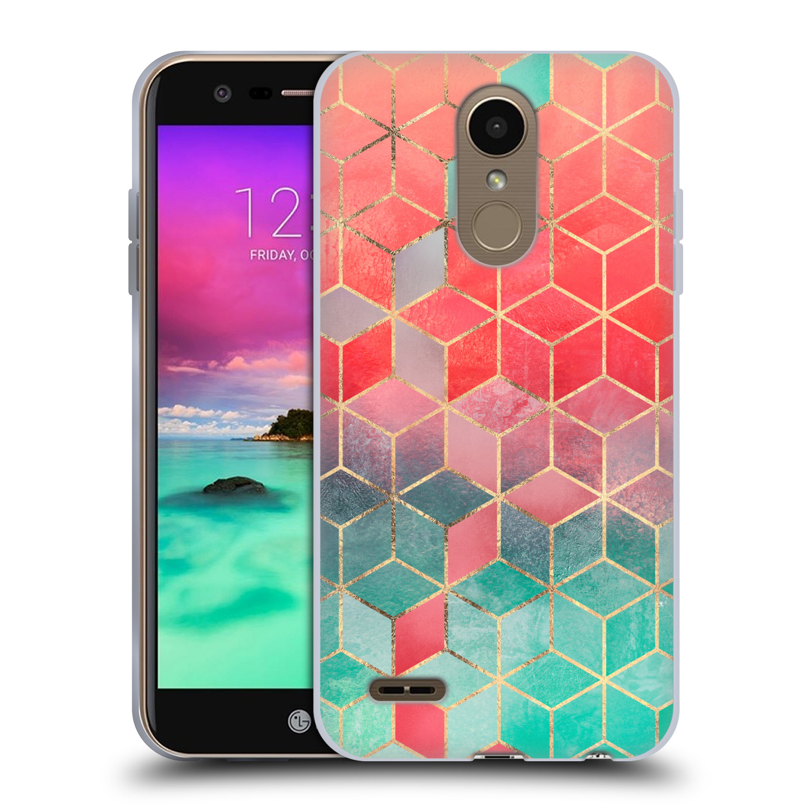 ELISABETH FREDRIKSSON CUBES COLLECTION SOFT GEL CASE FOR LG PHONES 2 - Picture 10 of 13