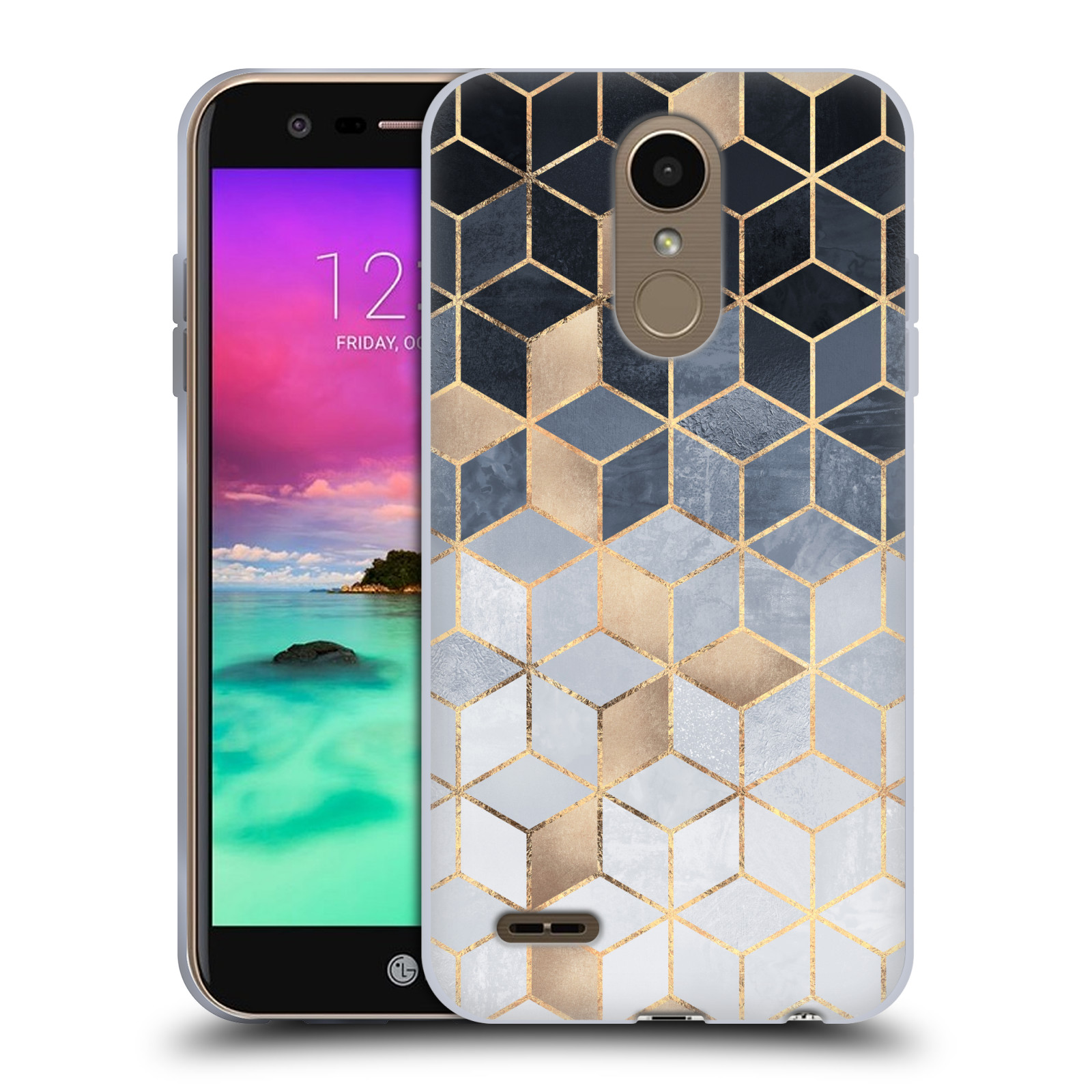 ELISABETH FREDRIKSSON CUBES COLLECTION SOFT GEL CASE FOR LG PHONES 2 - Picture 12 of 13