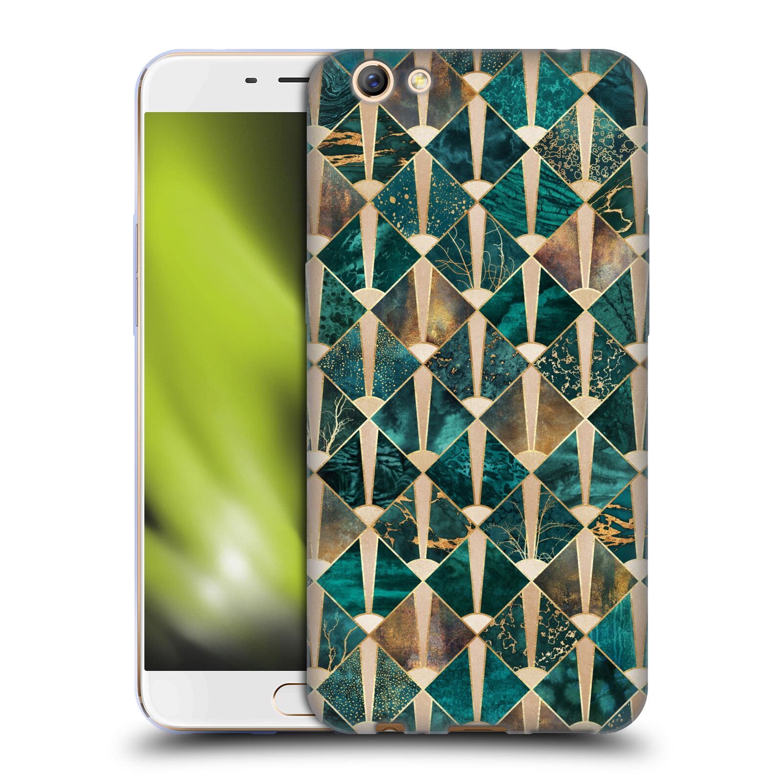 OFFICIAL ELISABETH FREDRIKSSON GEOMETRIC DESIGN PATTERN GEL CASE FOR OPPO PHONES - Picture 10 of 18