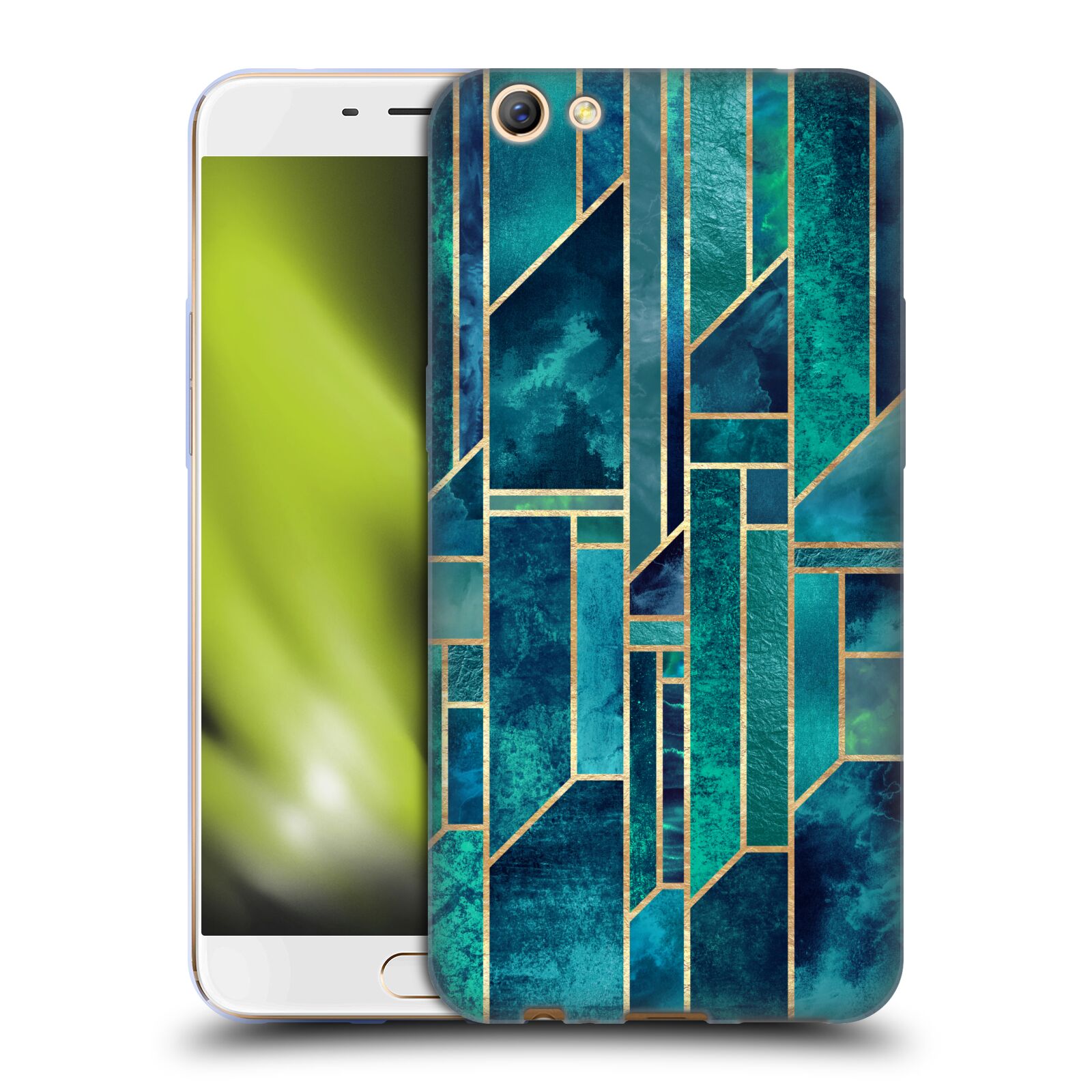 OFFICIAL ELISABETH FREDRIKSSON GEOMETRIC DESIGN PATTERN GEL CASE FOR OPPO PHONES - Picture 13 of 18