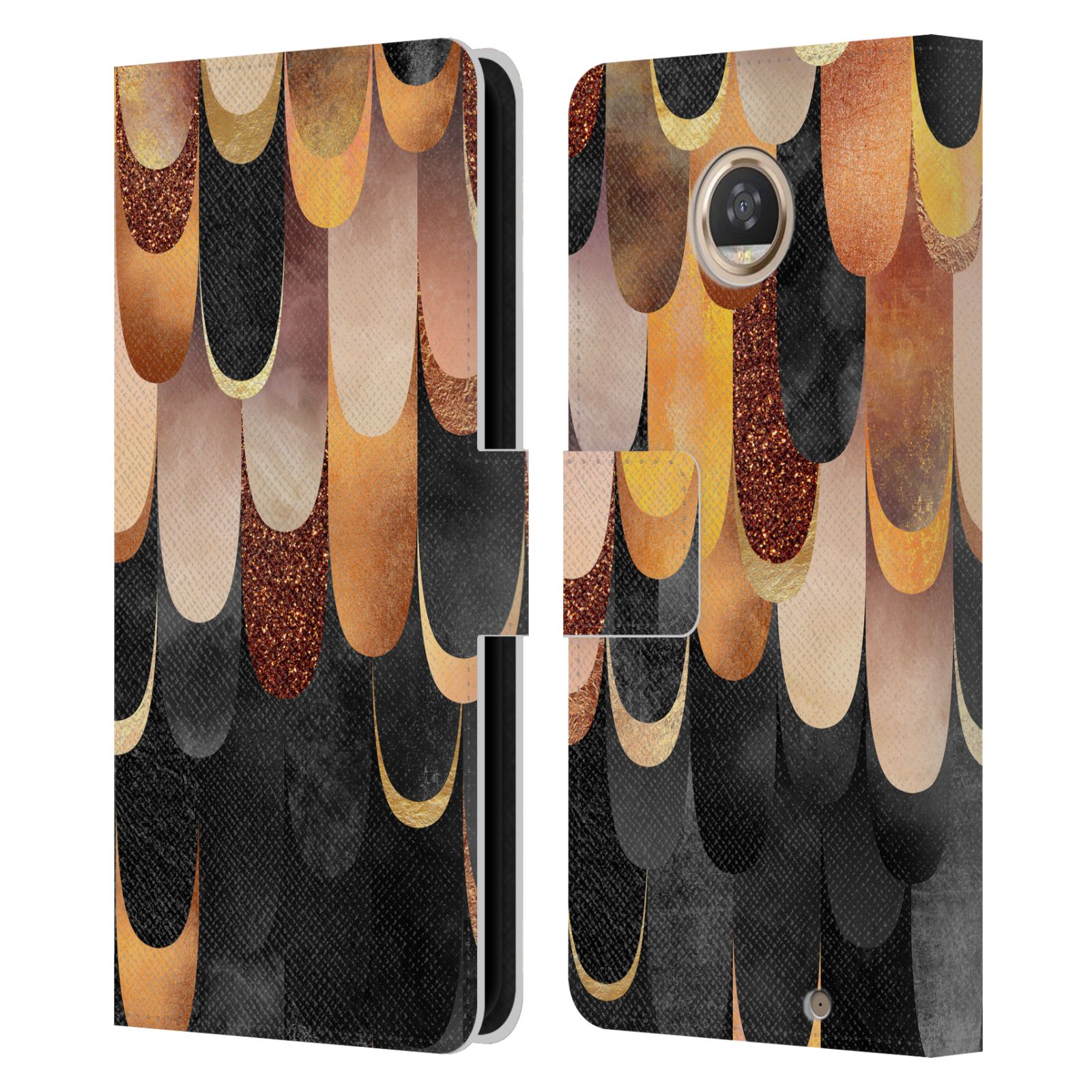OFFICIAL ELISABETH FREDRIKSSON SPARKLES LEATHER BOOK CASE FOR MOTOROLA PHONES - Picture 8 of 22