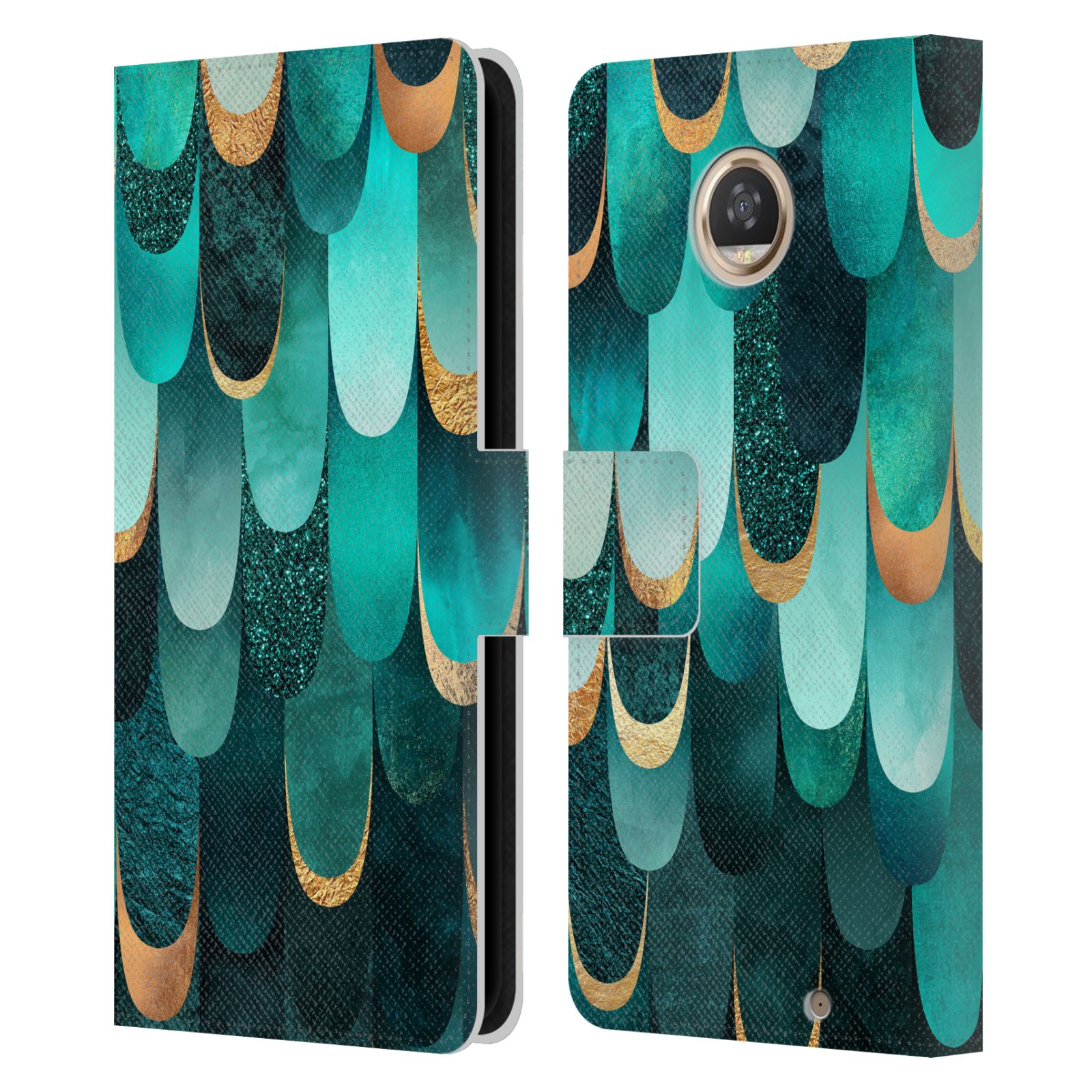 OFFICIAL ELISABETH FREDRIKSSON SPARKLES LEATHER BOOK CASE FOR MOTOROLA PHONES - Picture 22 of 22