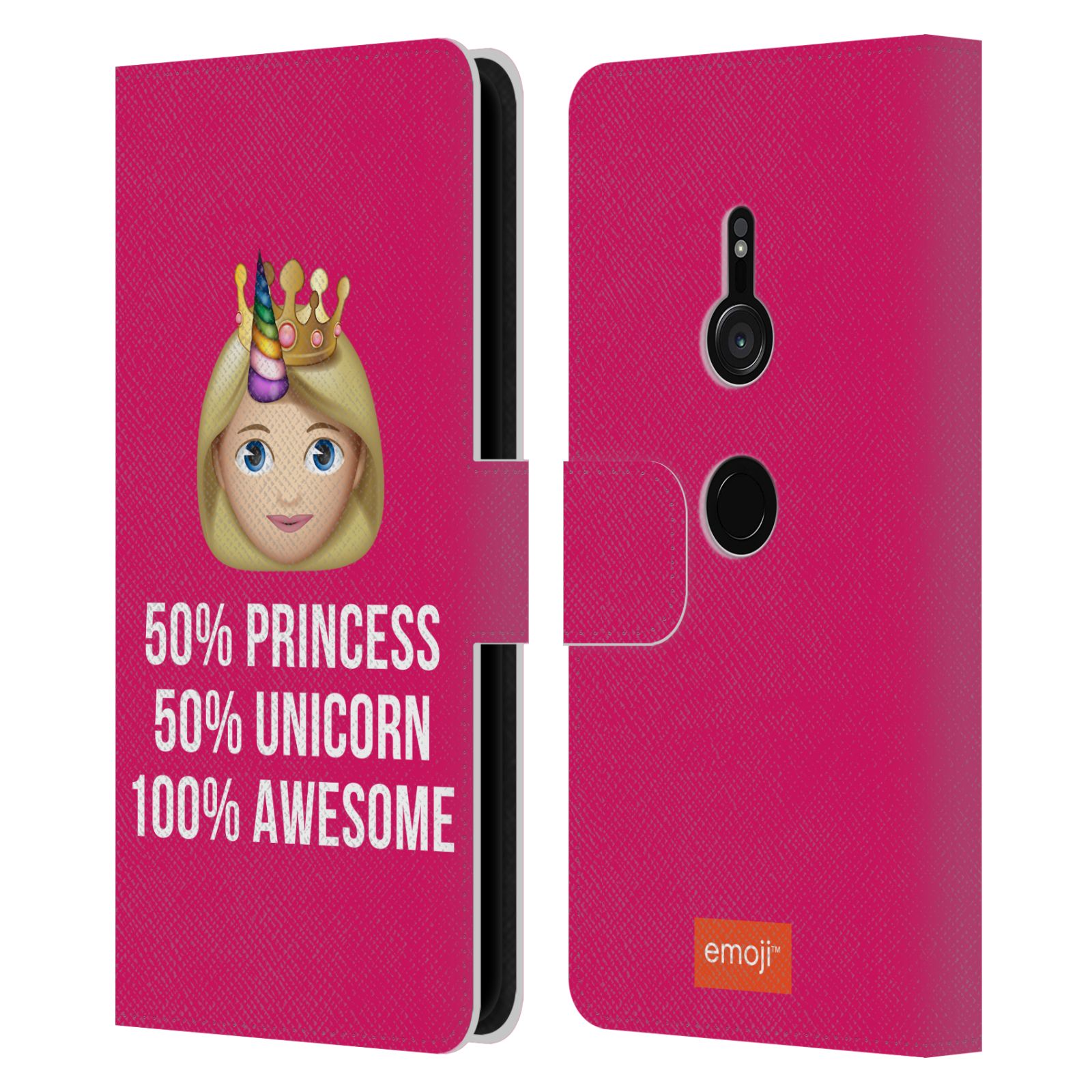 OFFICIAL emoji® BE A UNICORN LEATHER BOOK WALLET CASE COVER FOR SONY PHONES 1 - Picture 8 of 18