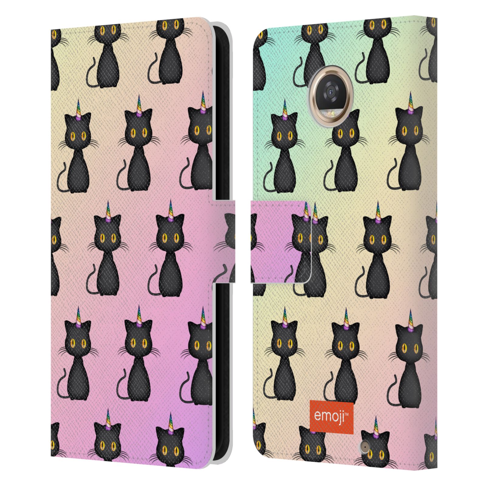 OFFICIAL emoji® BE A UNICORN LEATHER BOOK WALLET CASE FOR MOTOROLA PHONES - Picture 9 of 18