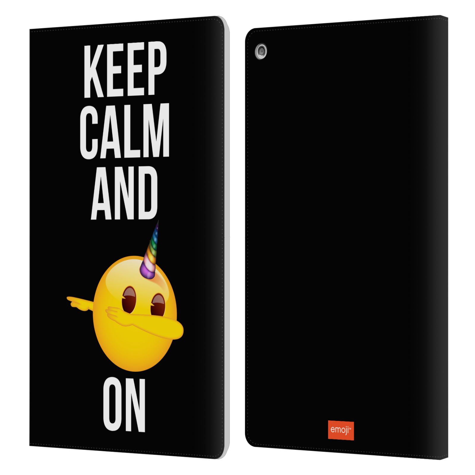OFFICIAL emoji® BE A UNICORN LEATHER BOOK WALLET CASE COVER FOR AMAZON FIRE - Picture 10 of 18