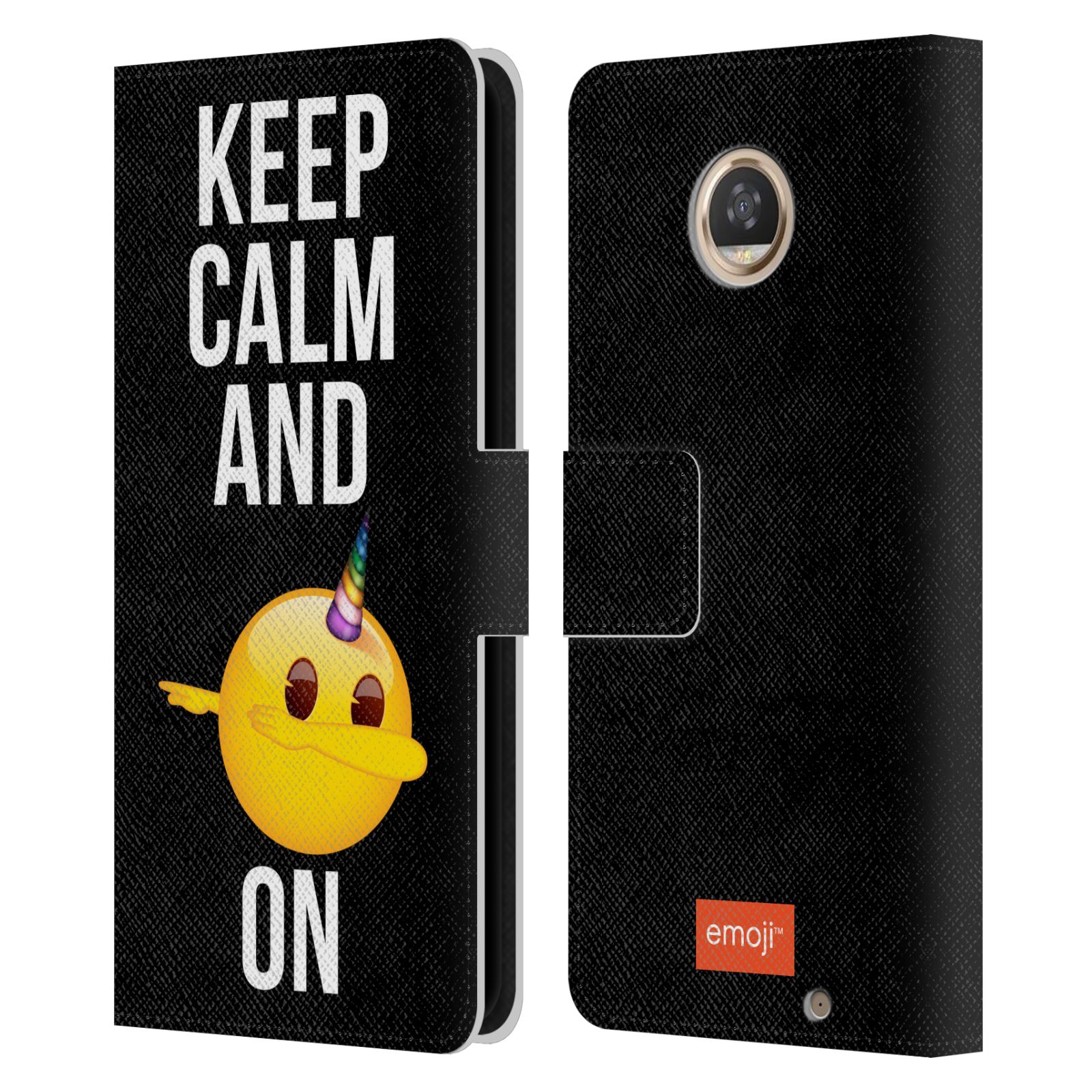 OFFICIAL emoji® BE A UNICORN LEATHER BOOK WALLET CASE FOR MOTOROLA PHONES - Picture 10 of 18