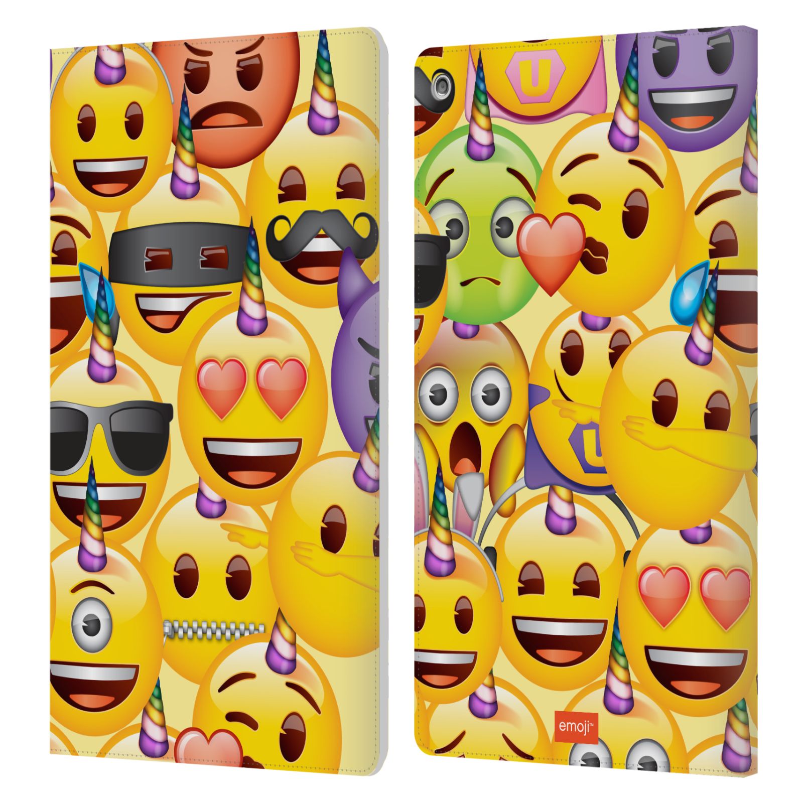 OFFICIAL emoji® BE A UNICORN LEATHER BOOK WALLET CASE COVER FOR AMAZON FIRE - Picture 13 of 18