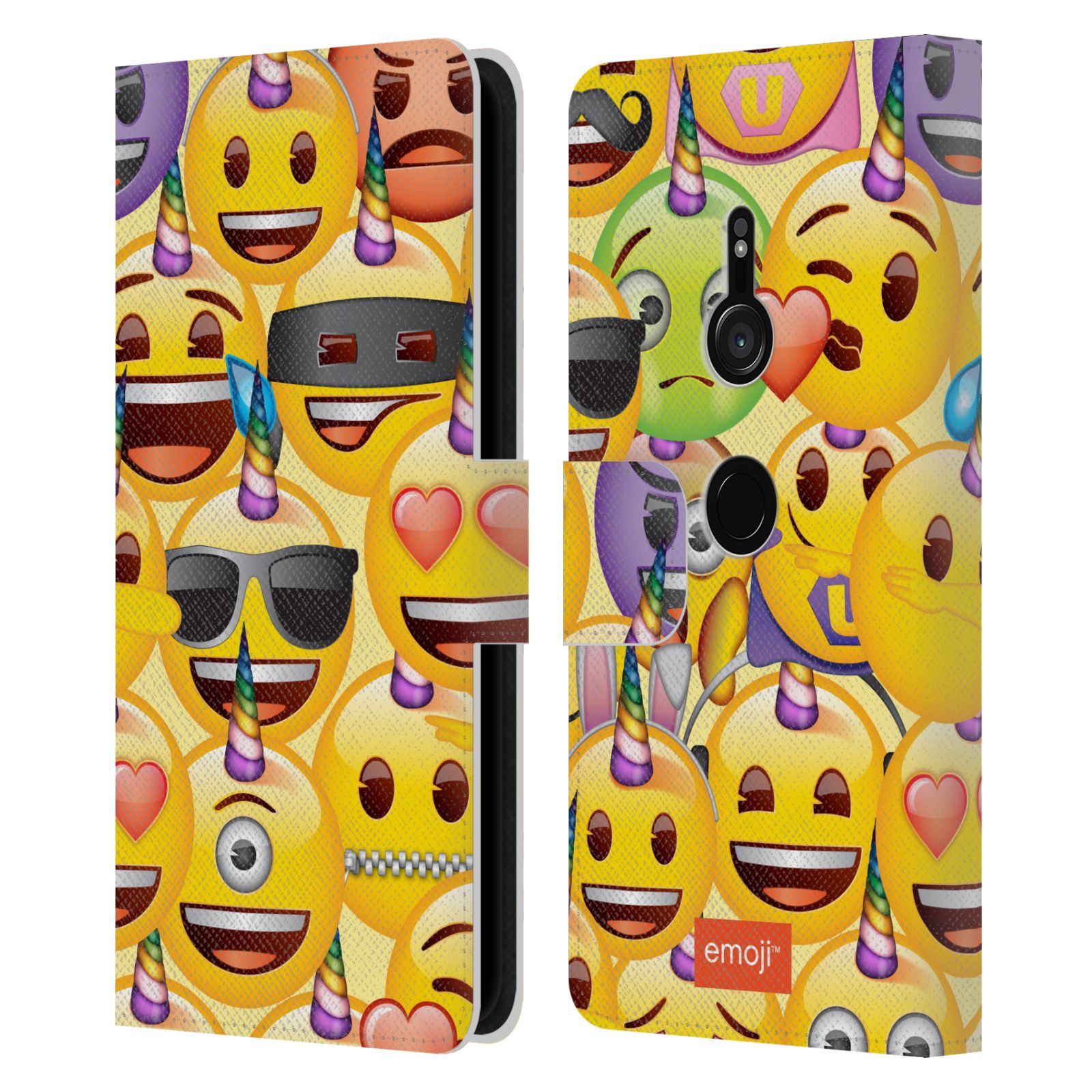 OFFICIAL emoji® BE A UNICORN LEATHER BOOK WALLET CASE COVER FOR SONY PHONES 1 - Picture 13 of 18