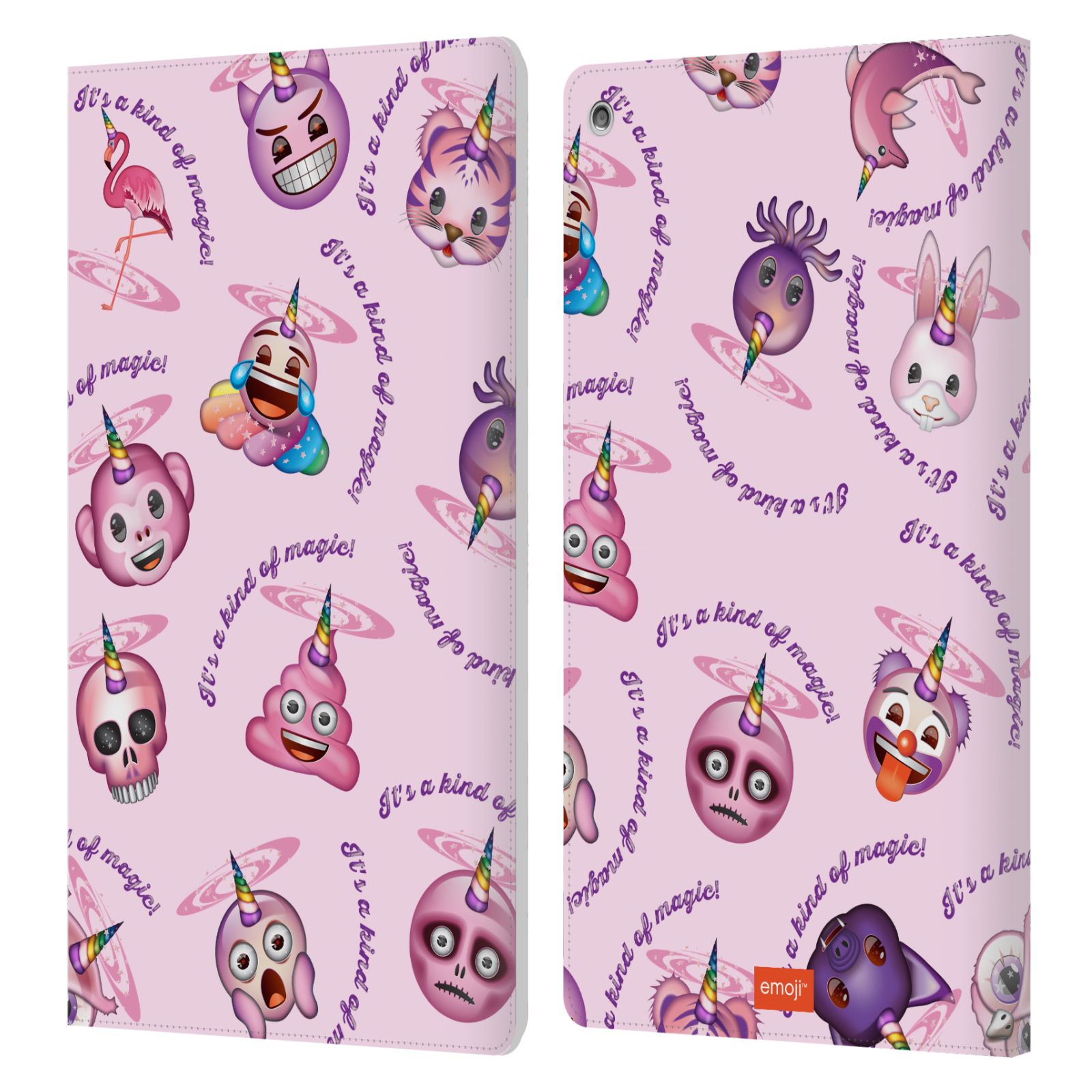 OFFICIAL emoji® BE A UNICORN LEATHER BOOK WALLET CASE COVER FOR AMAZON FIRE - Picture 14 of 18