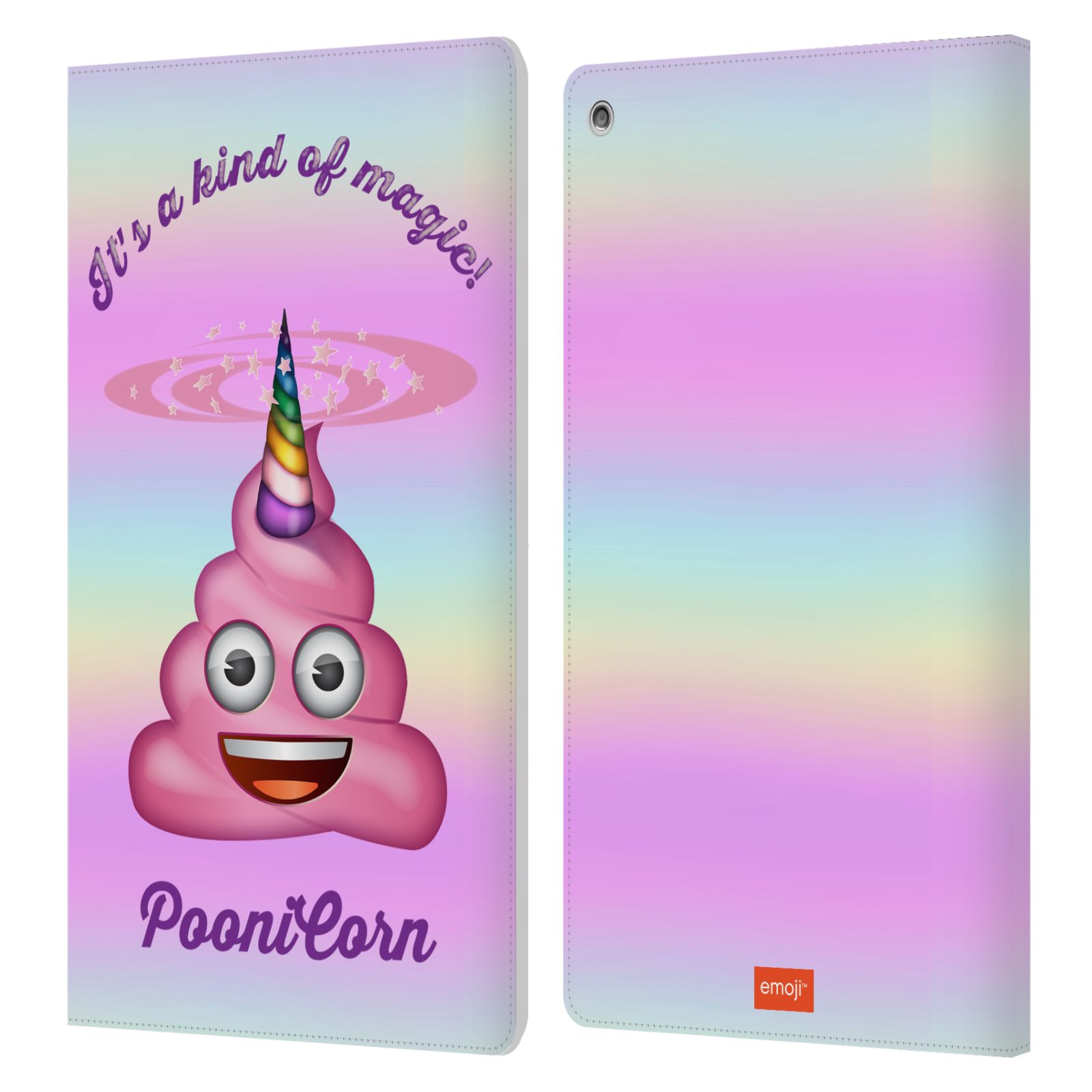 OFFICIAL emoji® BE A UNICORN LEATHER BOOK WALLET CASE COVER FOR AMAZON FIRE - Picture 16 of 18
