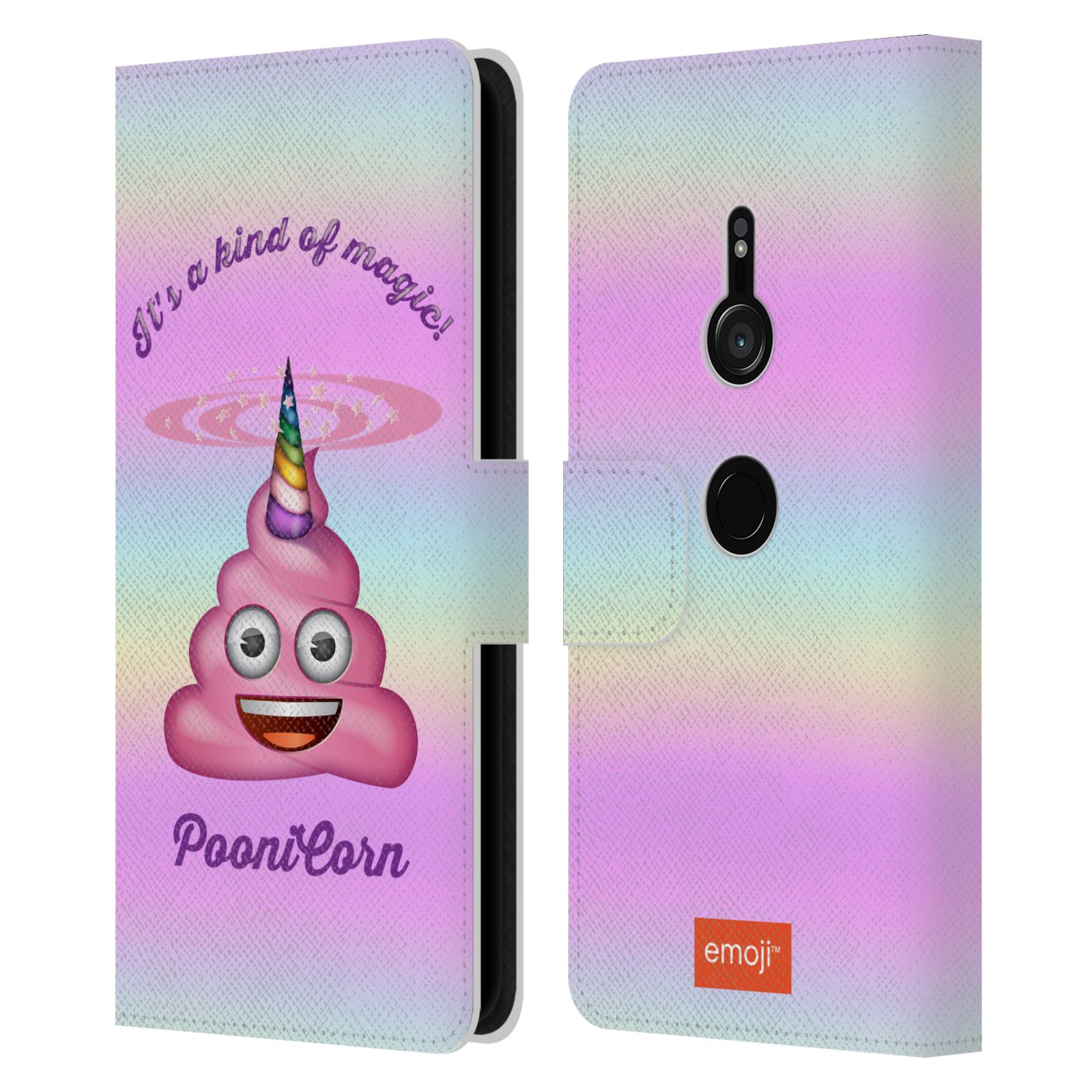 OFFICIAL emoji® BE A UNICORN LEATHER BOOK WALLET CASE COVER FOR SONY PHONES 1 - Picture 16 of 18