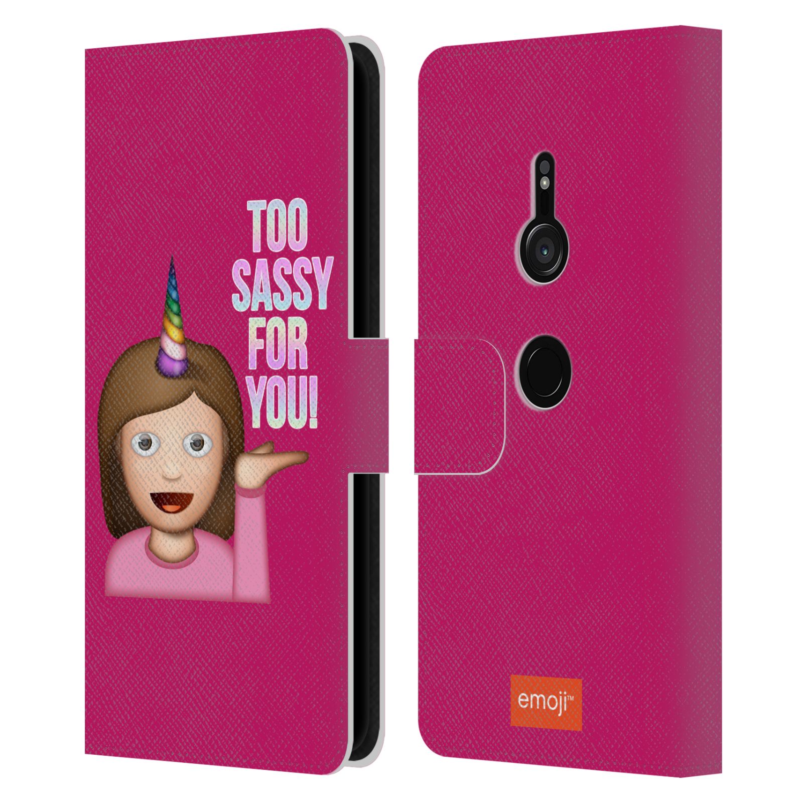OFFICIAL emoji® BE A UNICORN LEATHER BOOK WALLET CASE COVER FOR SONY PHONES 1 - Picture 17 of 18