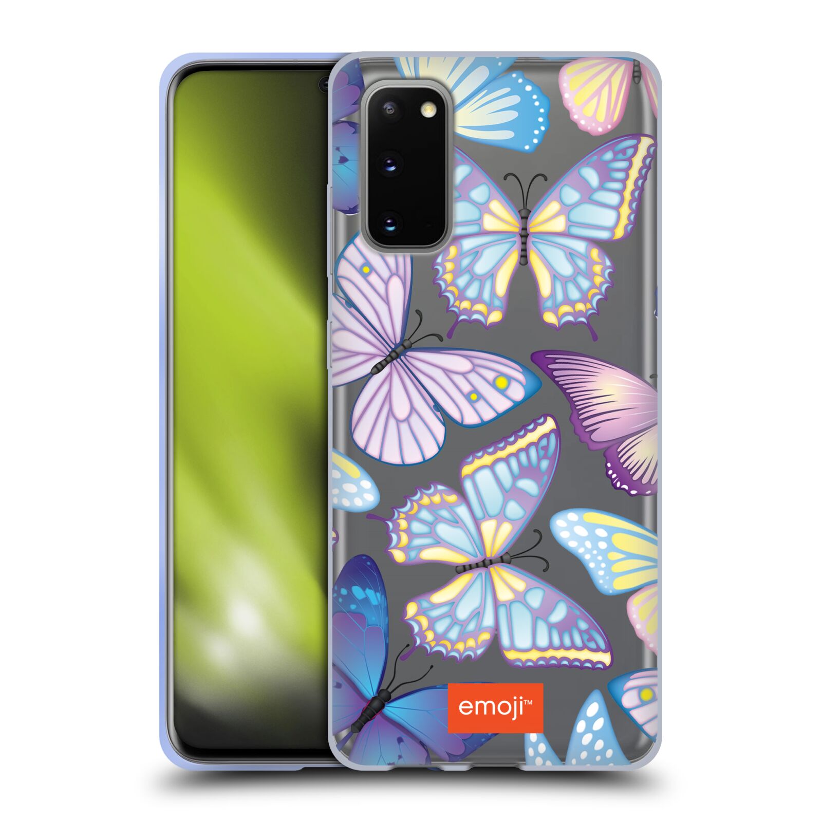 OFFICIAL emoji® BUTTERFLIES SOFT GEL CASE FOR SAMSUNG PHONES 1 - Picture 8 of 10