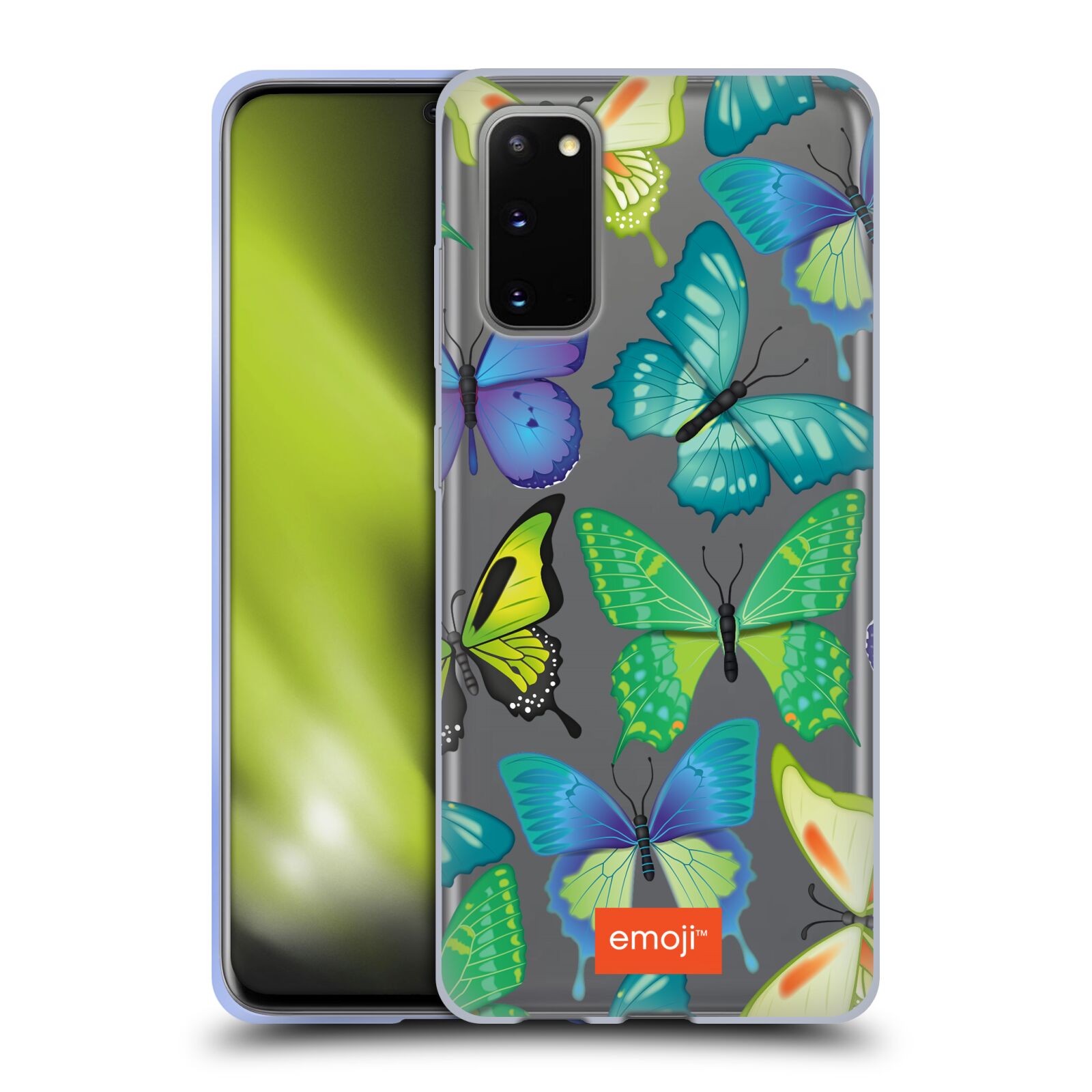OFFICIAL emoji® BUTTERFLIES SOFT GEL CASE FOR SAMSUNG PHONES 1 - Picture 9 of 10