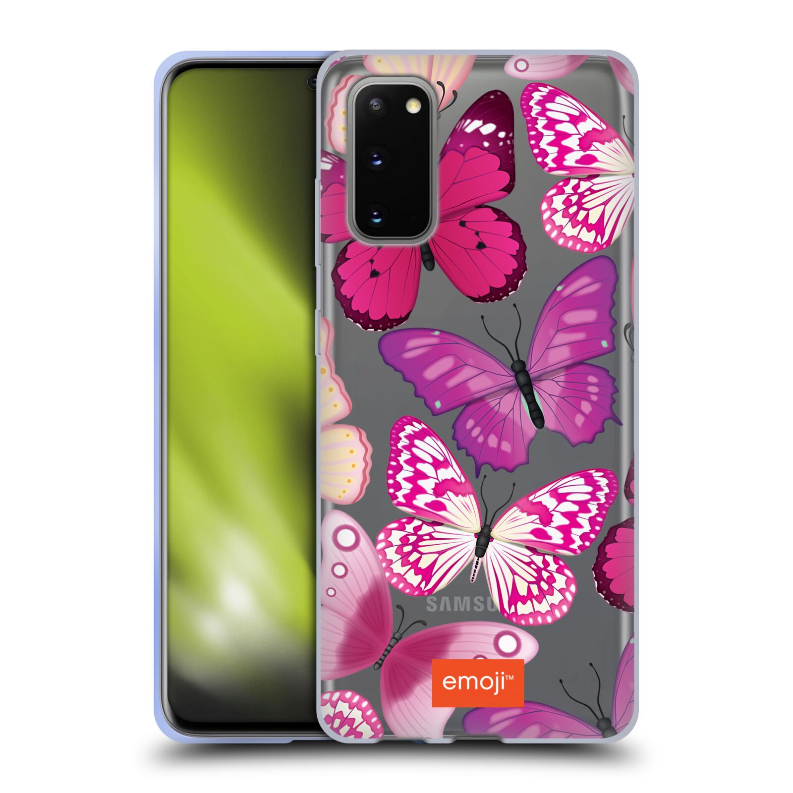OFFICIAL emoji® BUTTERFLIES SOFT GEL CASE FOR SAMSUNG PHONES 1 - Picture 10 of 10