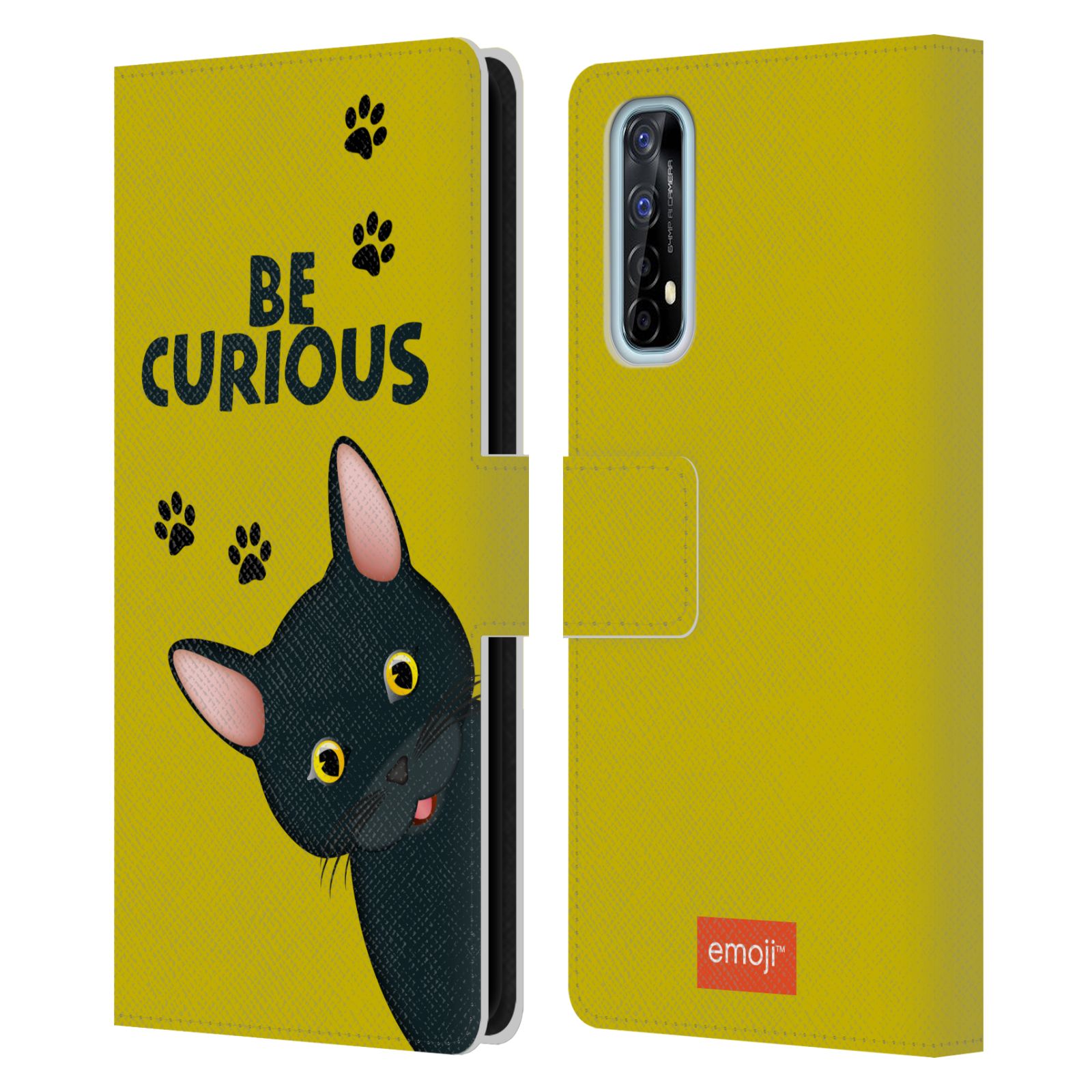 OFFICIAL emoji® CATS LEATHER BOOK WALLET CASE COVER FOR REALME PHONES - 第 11/15 張圖片