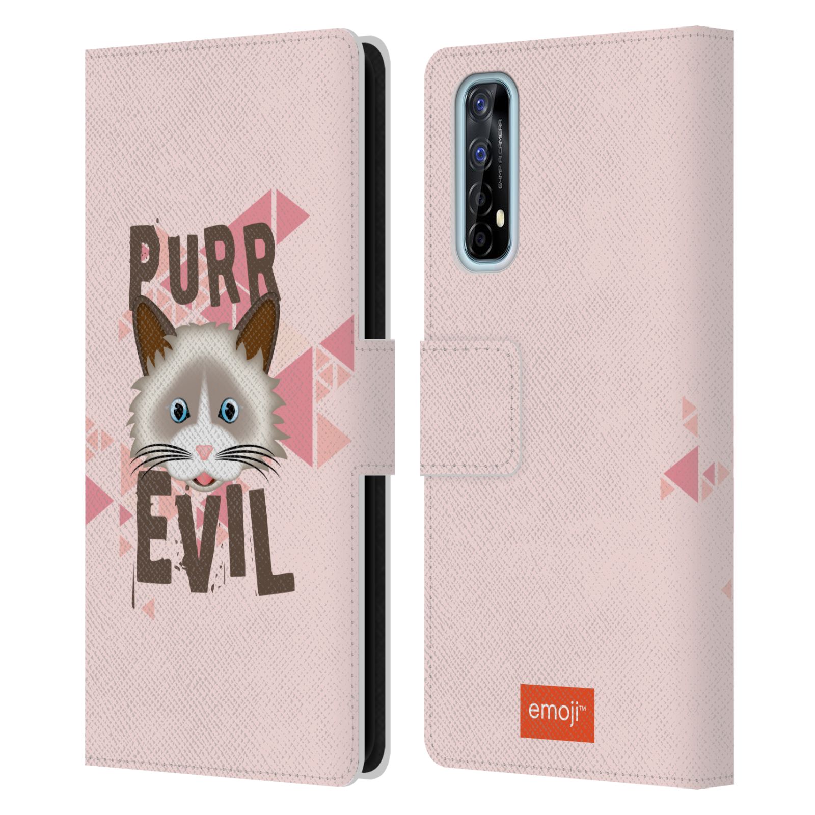 OFFICIAL emoji® CATS LEATHER BOOK WALLET CASE COVER FOR REALME PHONES - 第 15/15 張圖片