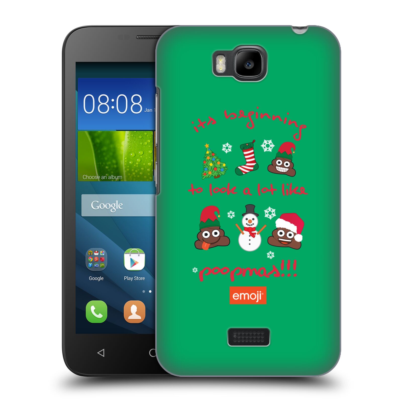 OFFICIAL emoji® CHRISTMAS HARD BACK CASE FOR HUAWEI PHONES 2 - 第 8/12 張圖片