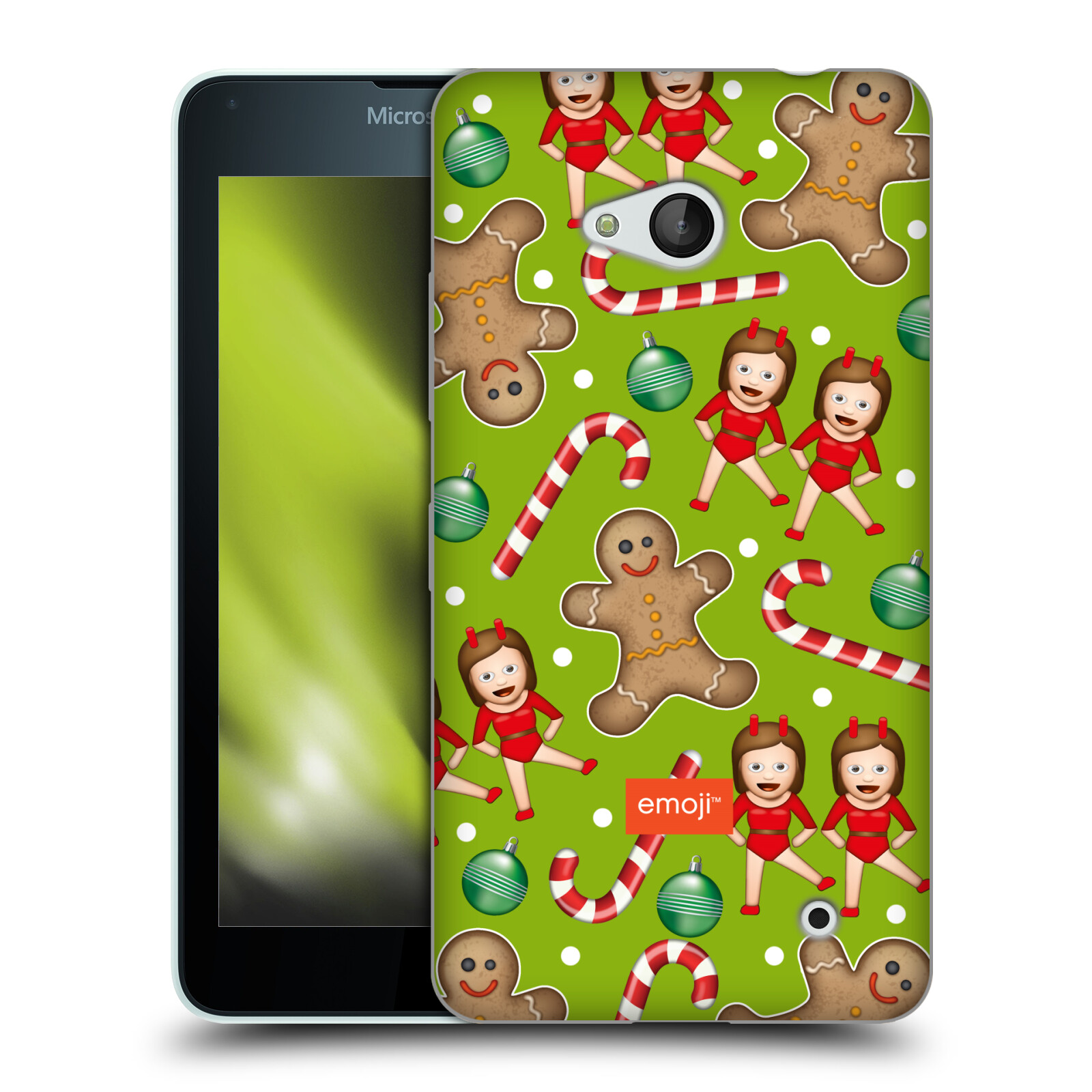 OFFICIAL emoji® CHRISTMAS PATTERNS SOFT GEL CASE FOR MICROSOFT PHONES - Picture 10 of 17