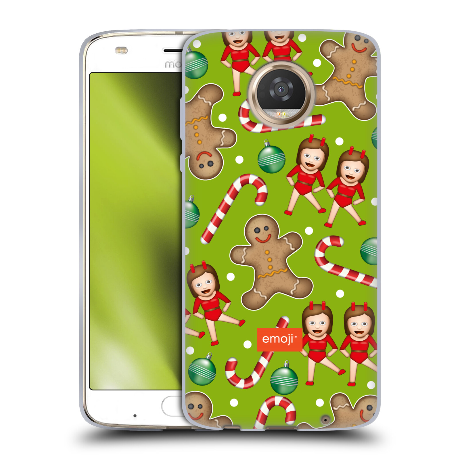 OFFICIAL emoji® CHRISTMAS PATTERNS GEL CASE FOR MOTOROLA PHONES - Picture 10 of 17