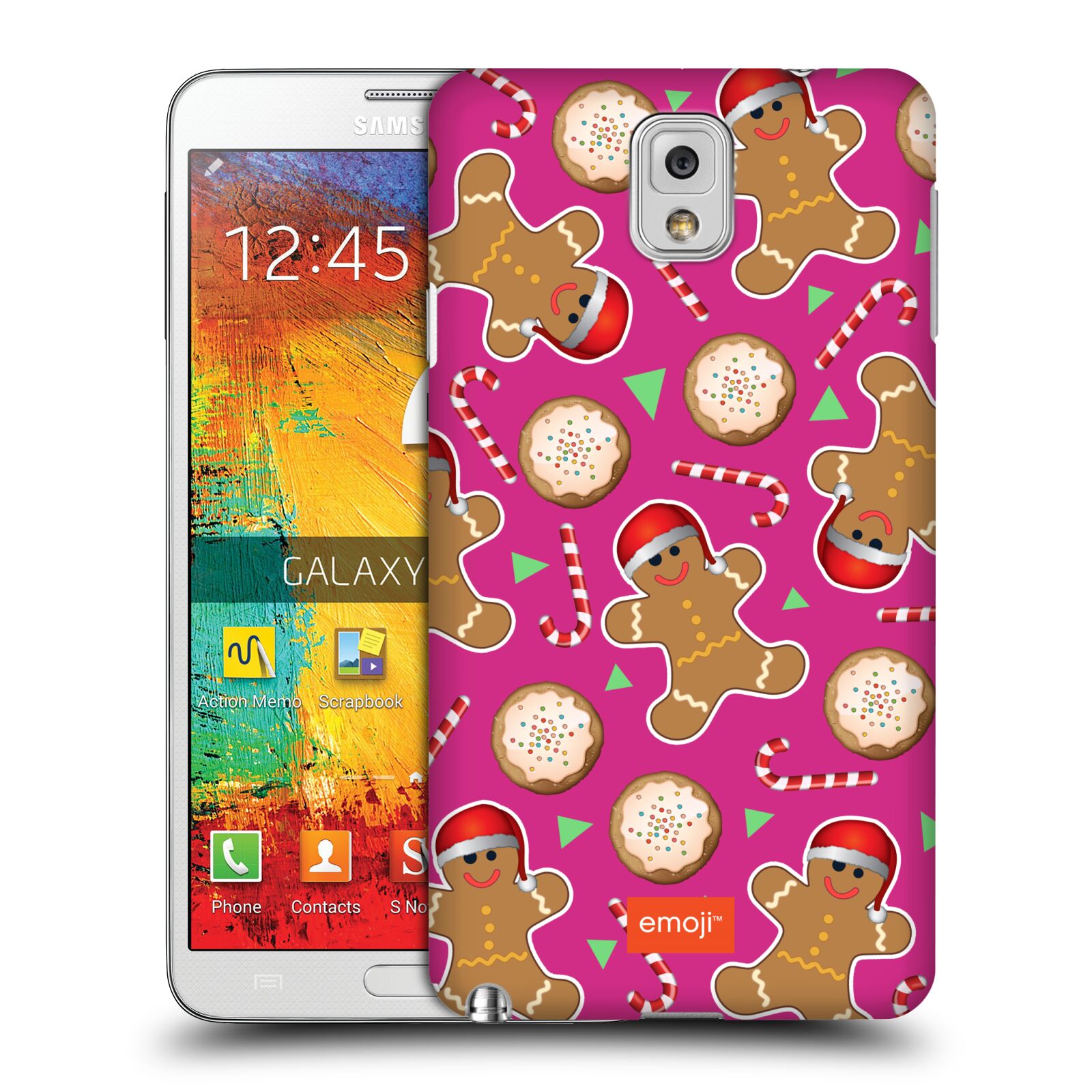 OFFICIAL emoji® CHRISTMAS PATTERNS HARD BACK CASE FOR SAMSUNG PHONES 2 - Picture 11 of 17
