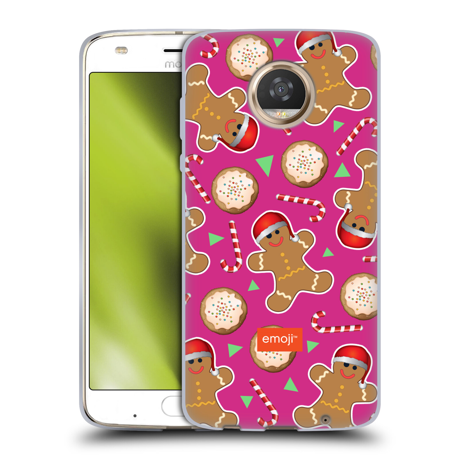 OFFICIAL emoji® CHRISTMAS PATTERNS GEL CASE FOR MOTOROLA PHONES - Picture 11 of 17