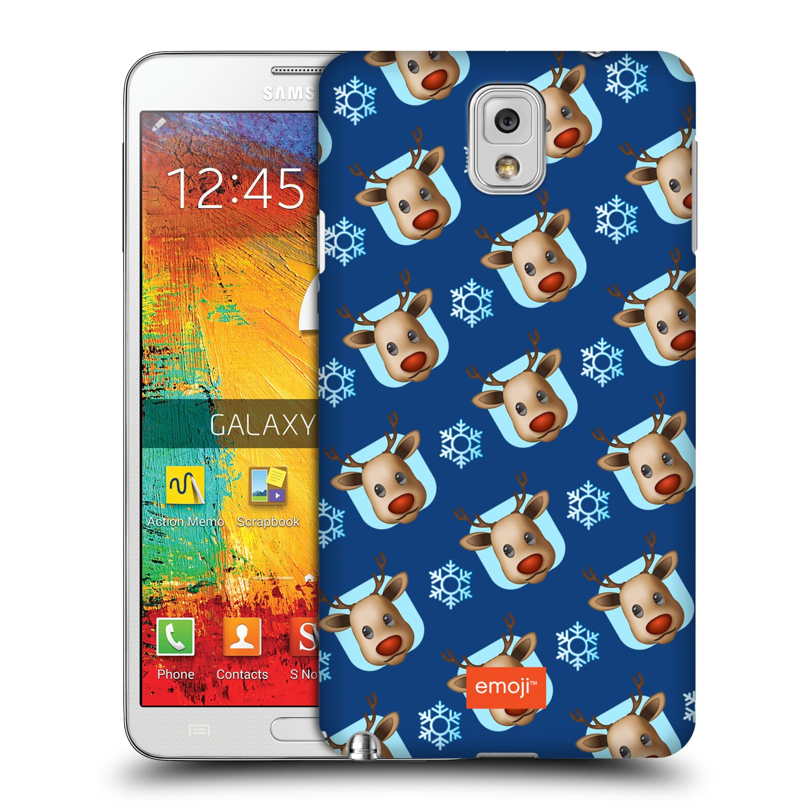 OFFICIAL emoji® CHRISTMAS PATTERNS HARD BACK CASE FOR SAMSUNG PHONES 2 - Picture 15 of 17
